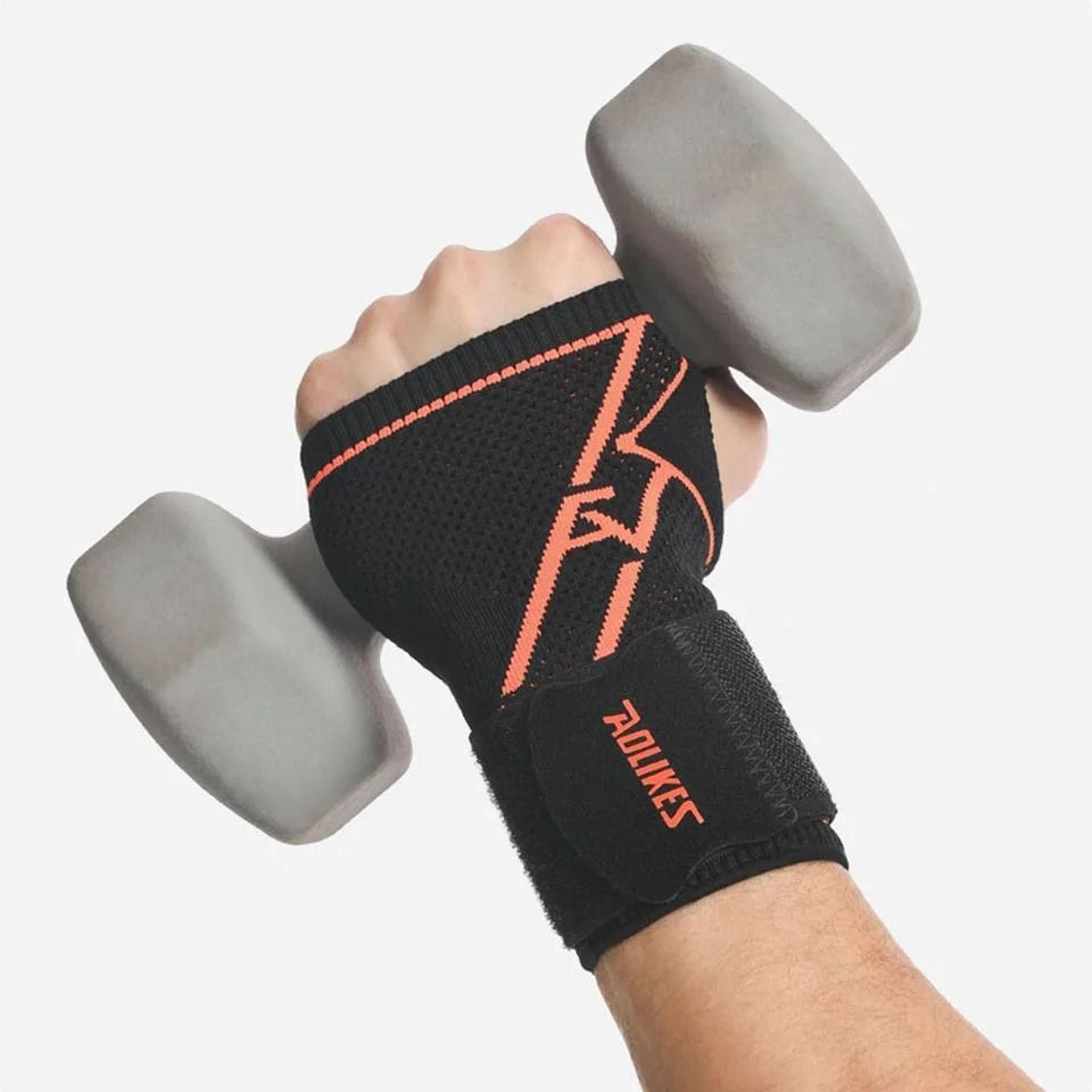 AOLIKES Adjustable Elastic Wrist Support Brace For Sports Sprains Work And Daily Protection 7