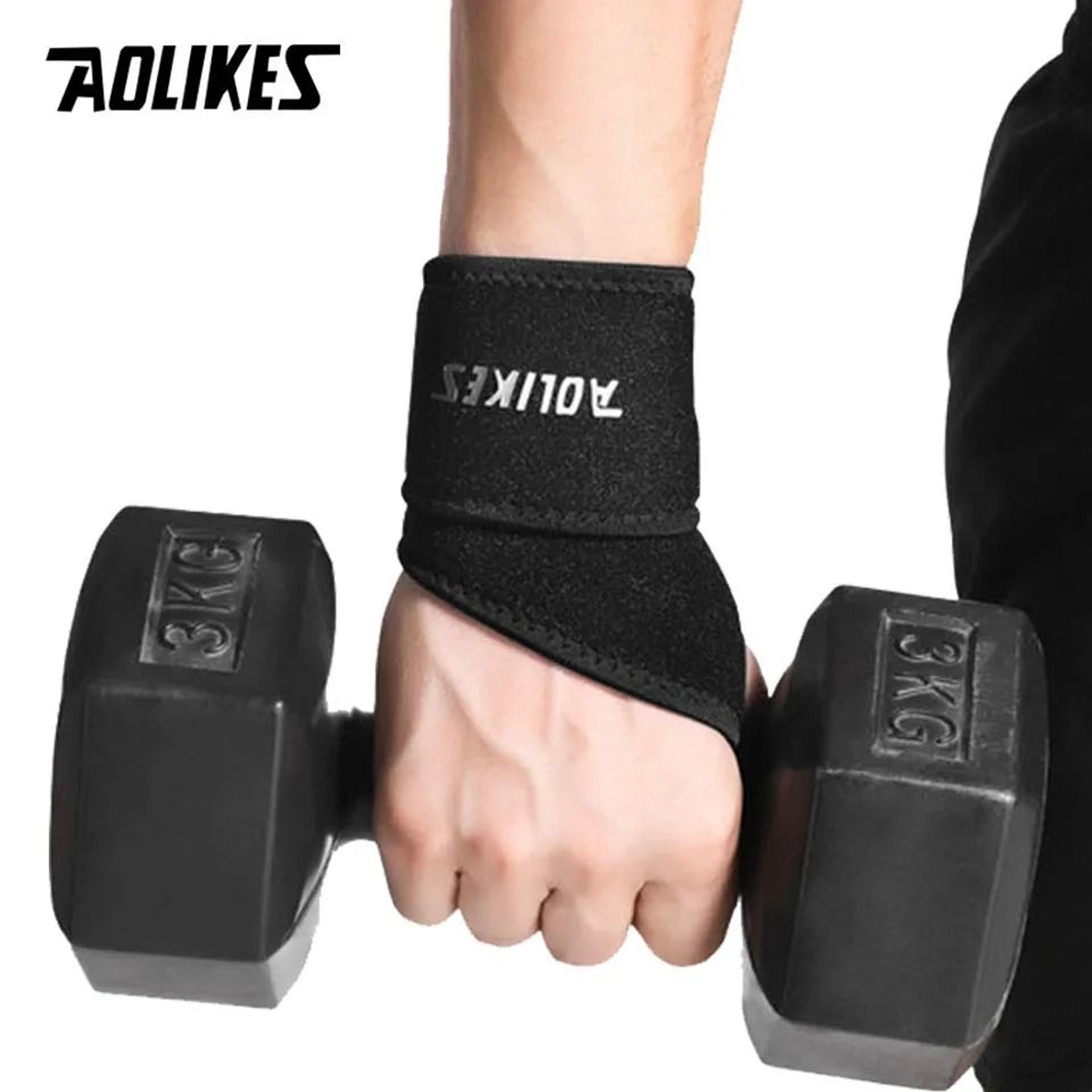 AOLIKES Adjustable Compression Wrist Support Wrap For Sports Work And Daily Joint Protection 10