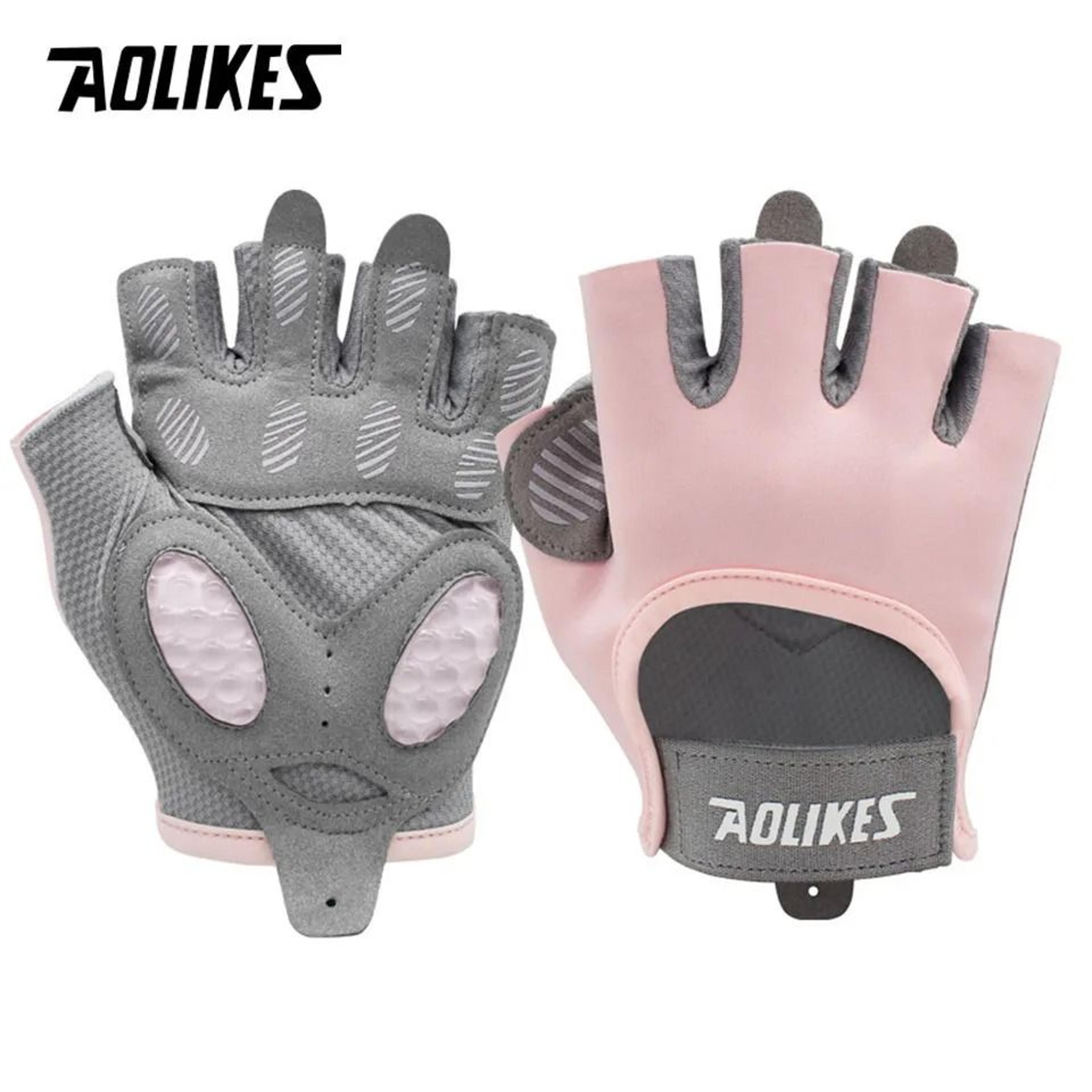 AOLIKES Breathable Weightlifting Gloves For CrossFit Dumbbell Workouts And Strength Training 4