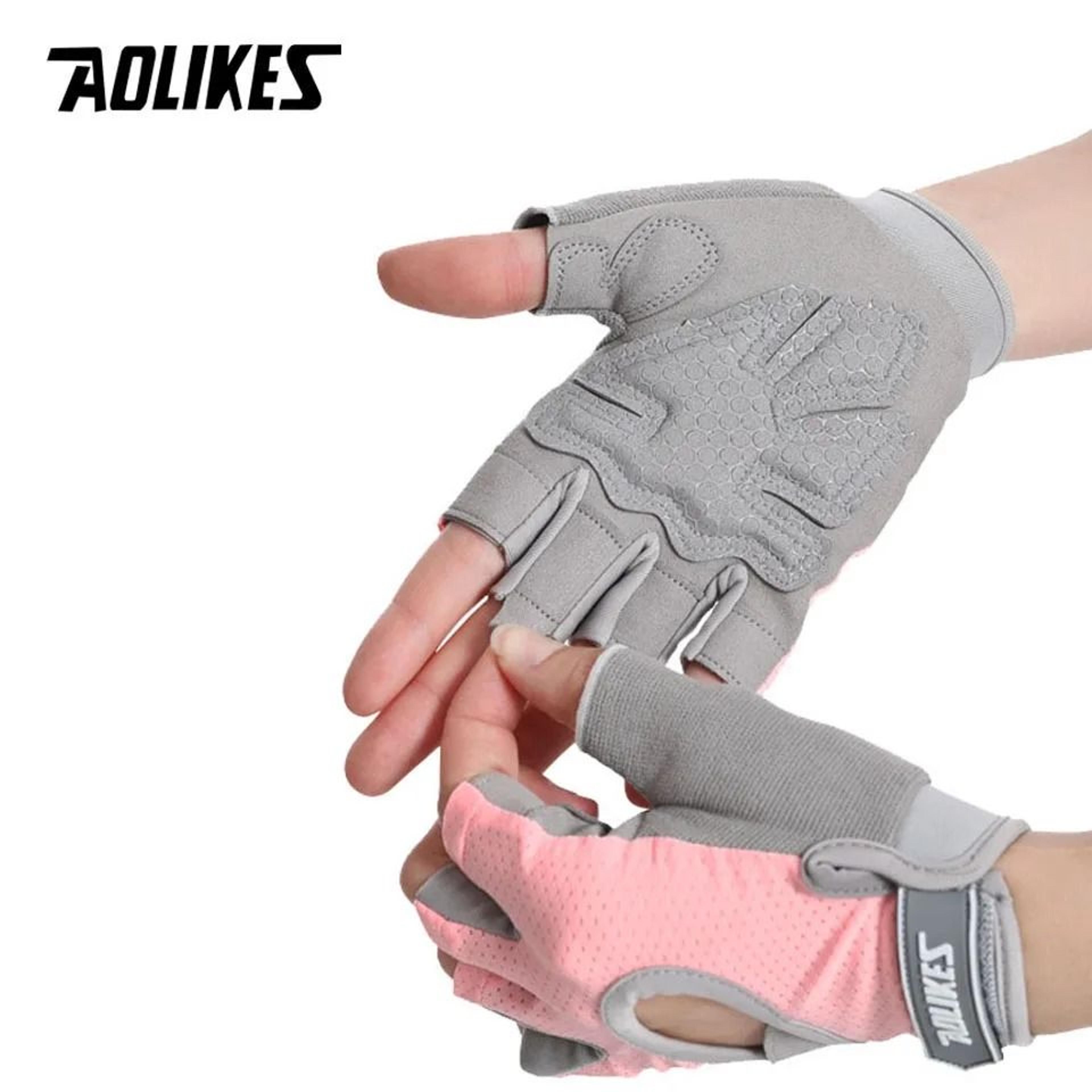 AOLIKES Breathable Weightlifting Gloves For CrossFit Dumbbell Workouts And Strength Training 6