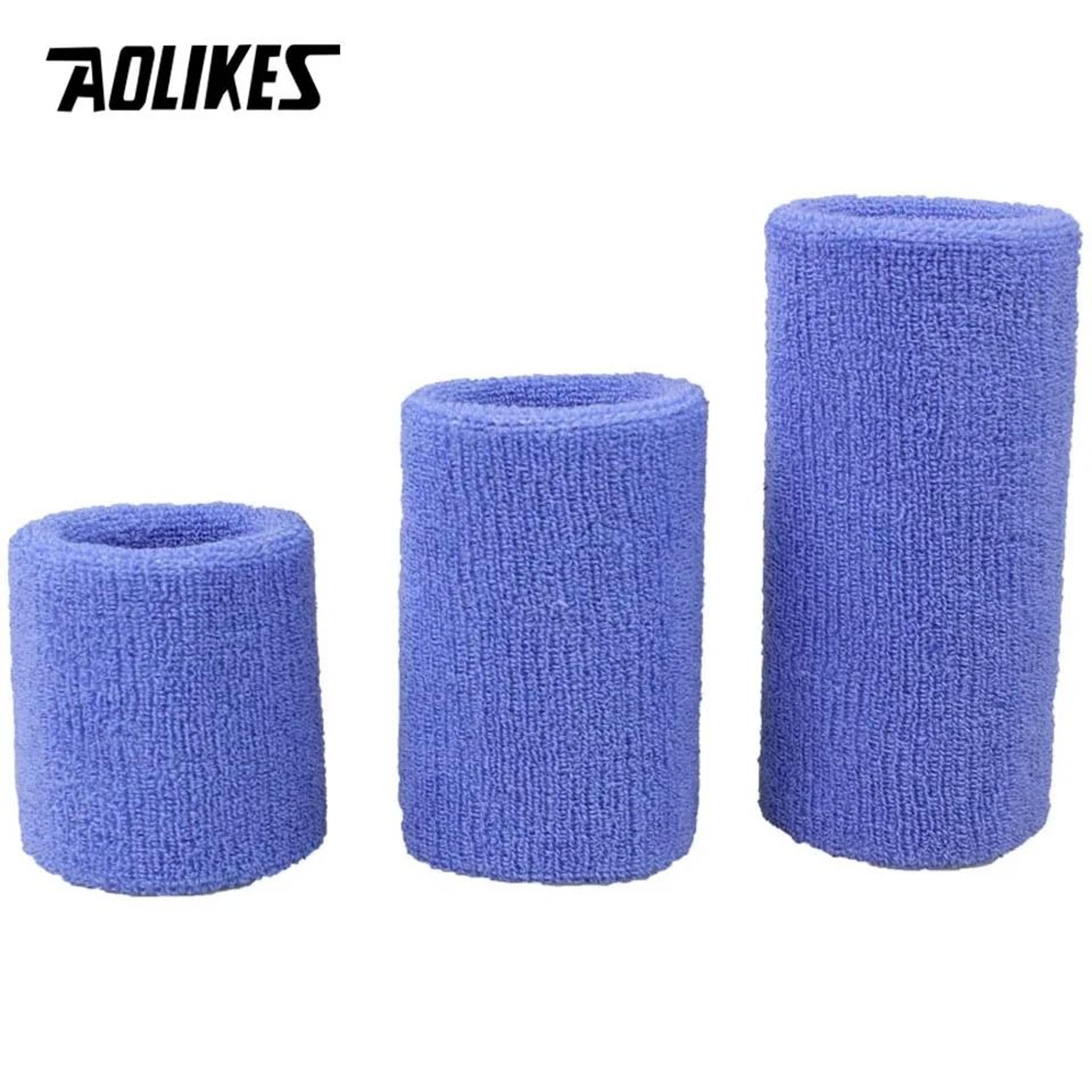 AOLIKES Absorbent Sports Wristband For Tennis Basketball Volleyball Gym And Fitness Training 1