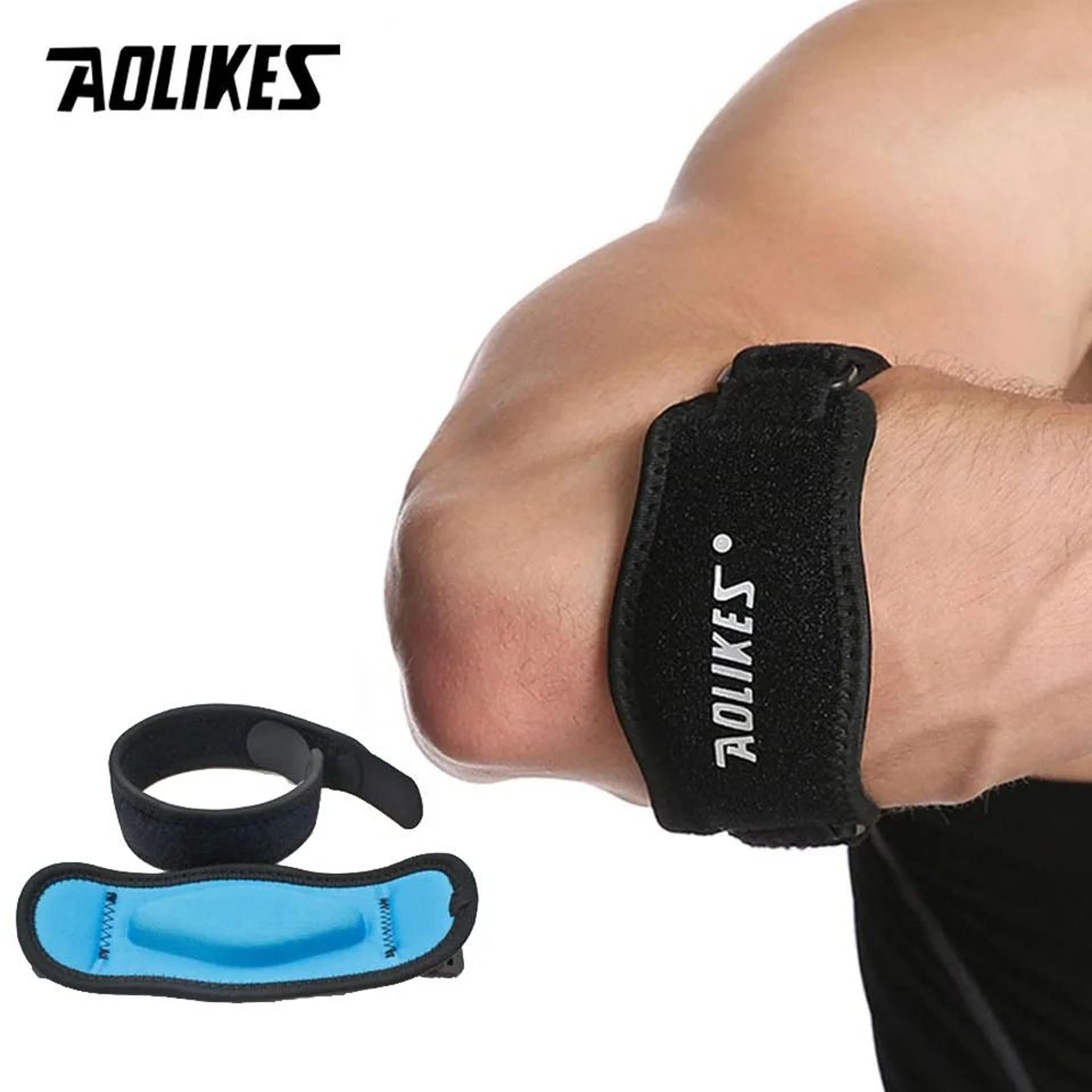 AOLIKES Adjustable Tennis Elbow Brace With Compression Pad For Golf And Sports Support 2
