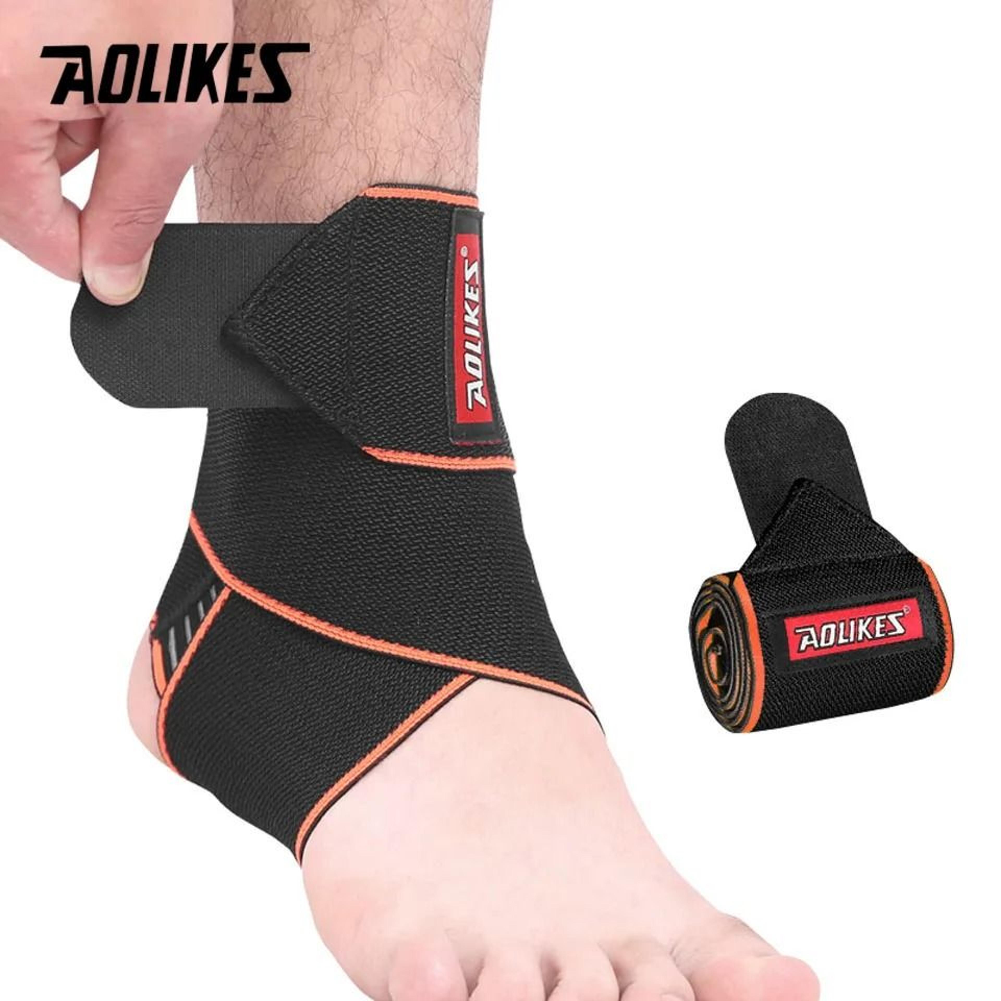 AOLIKES Adjustable Ankle Brace Breathable Sports Support 4