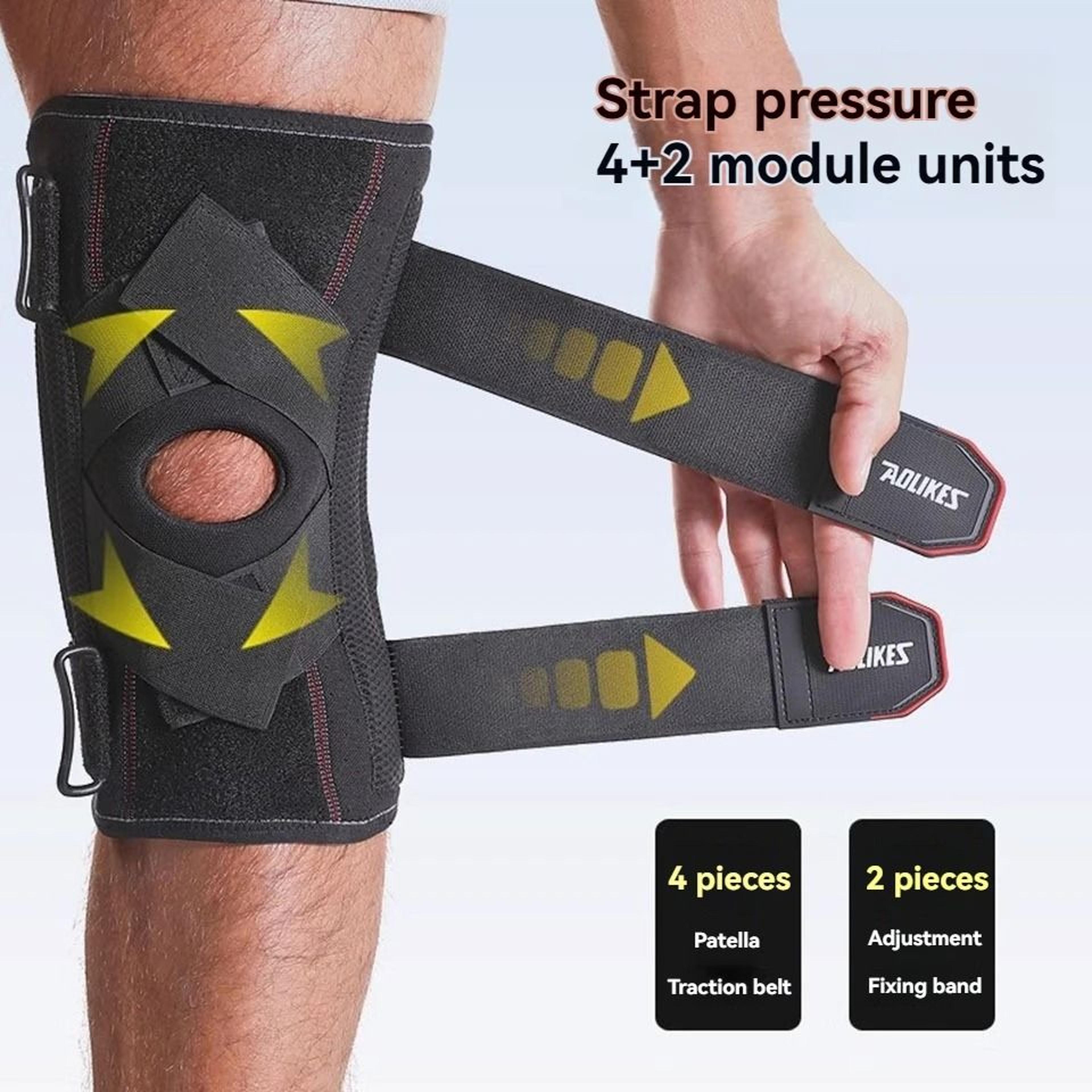 AOLIKES Patella Stabilizer Knee Brace For Meniscus Support 4
