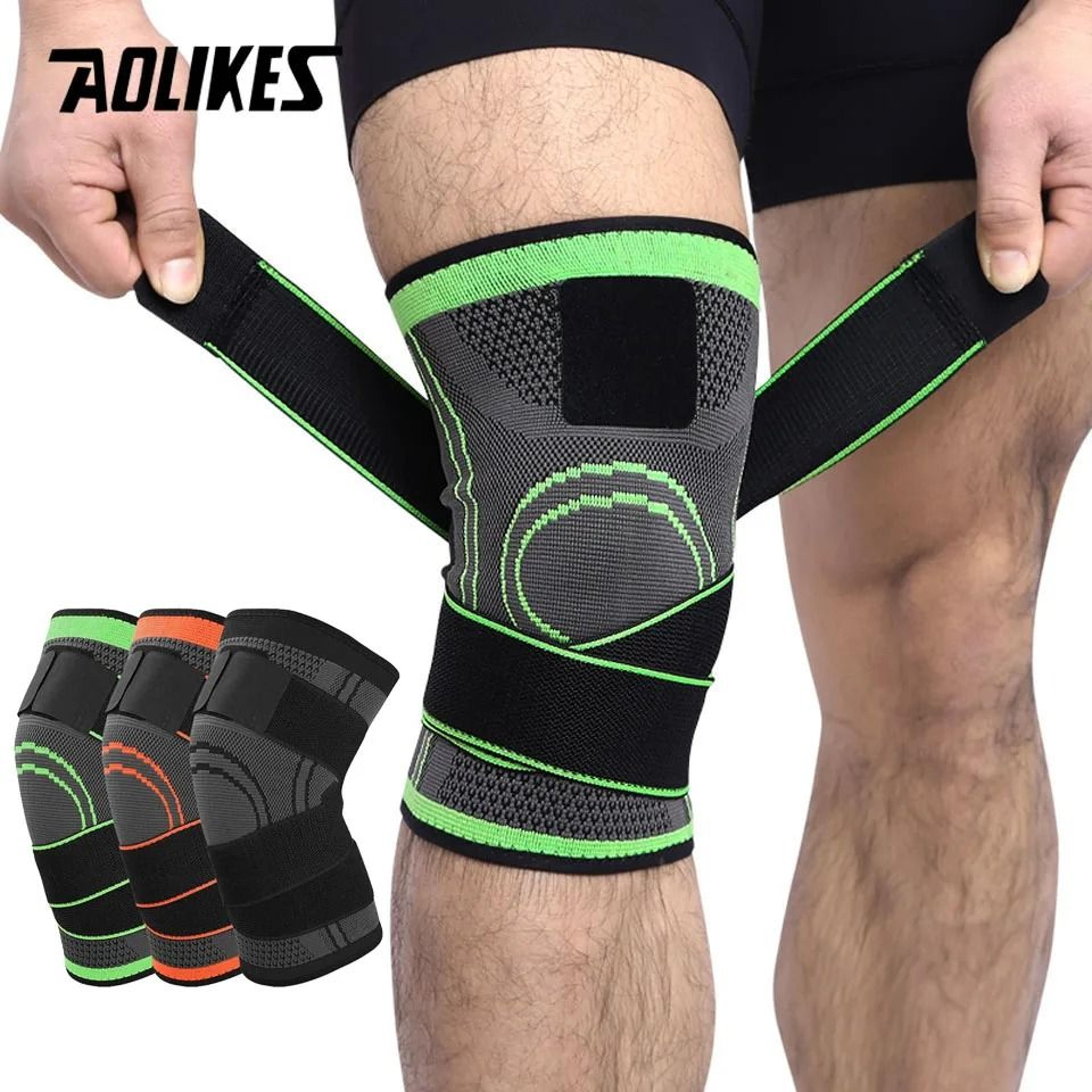 AOLIKES Adjustable Patella Knee Brace For Sports Support 10