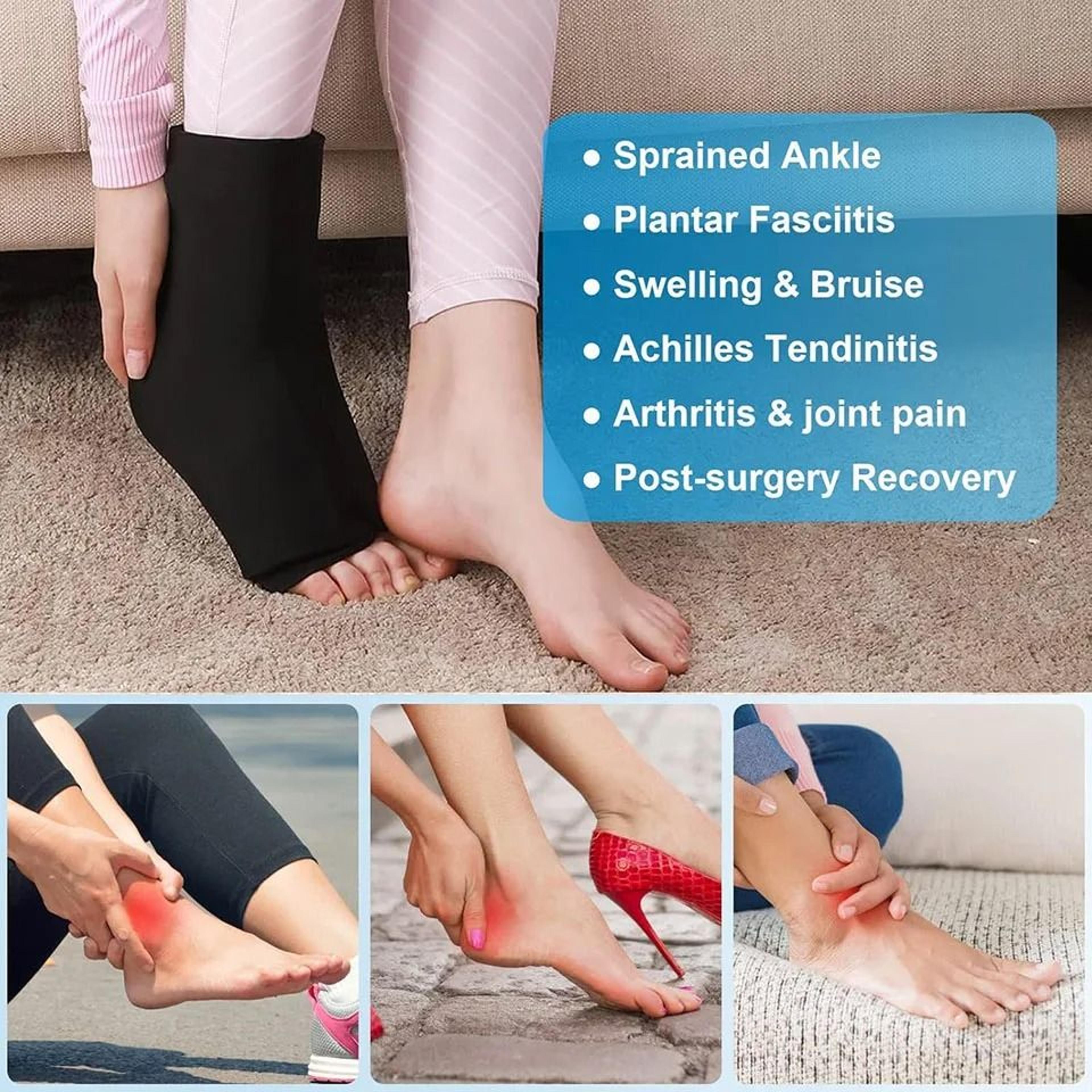 AOLIKES Reusable Ankle Ice Pack For Hot And Cold Therapy 4