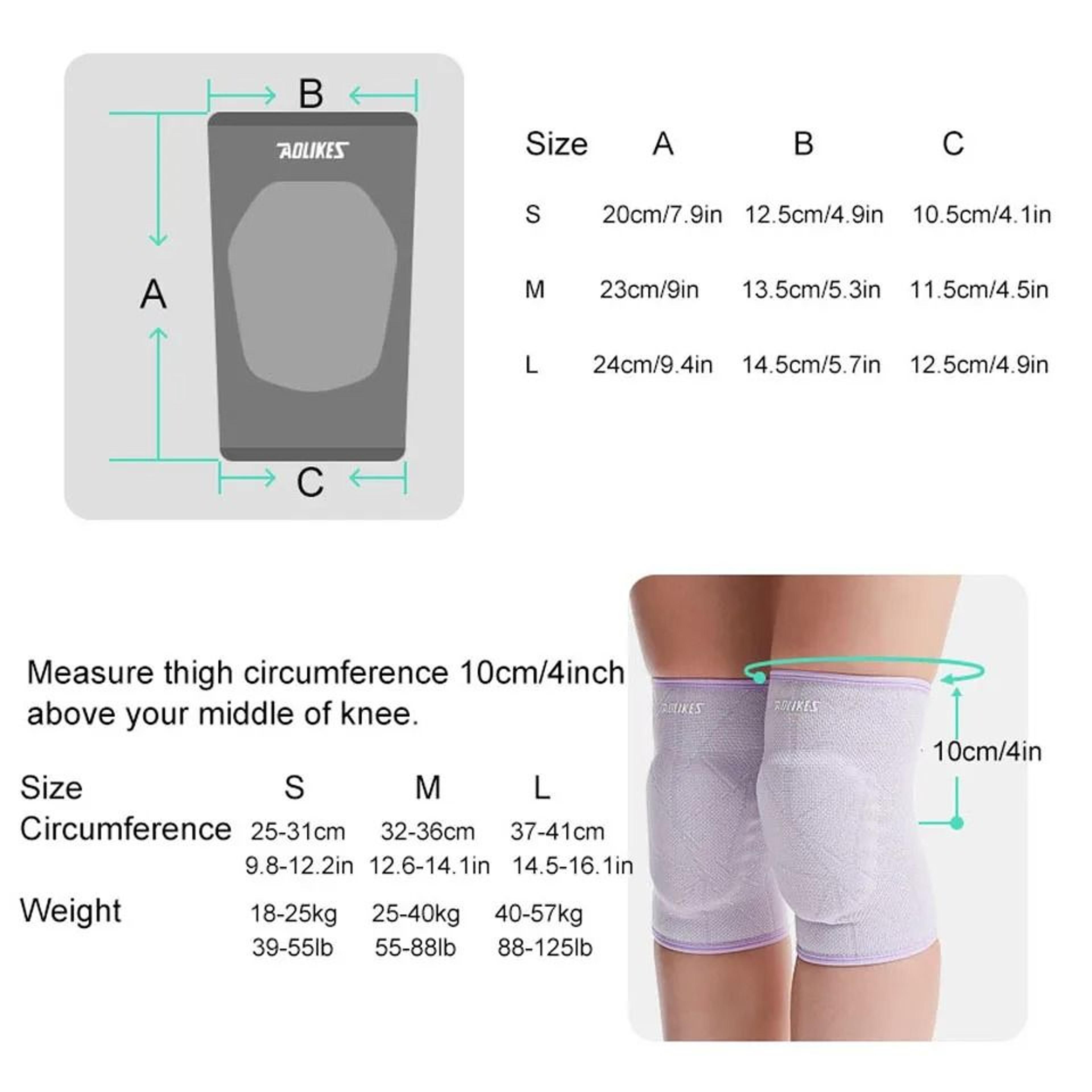 AOLIKES Volleyball Knee Pads With Breathable Padded Knee Protection 8