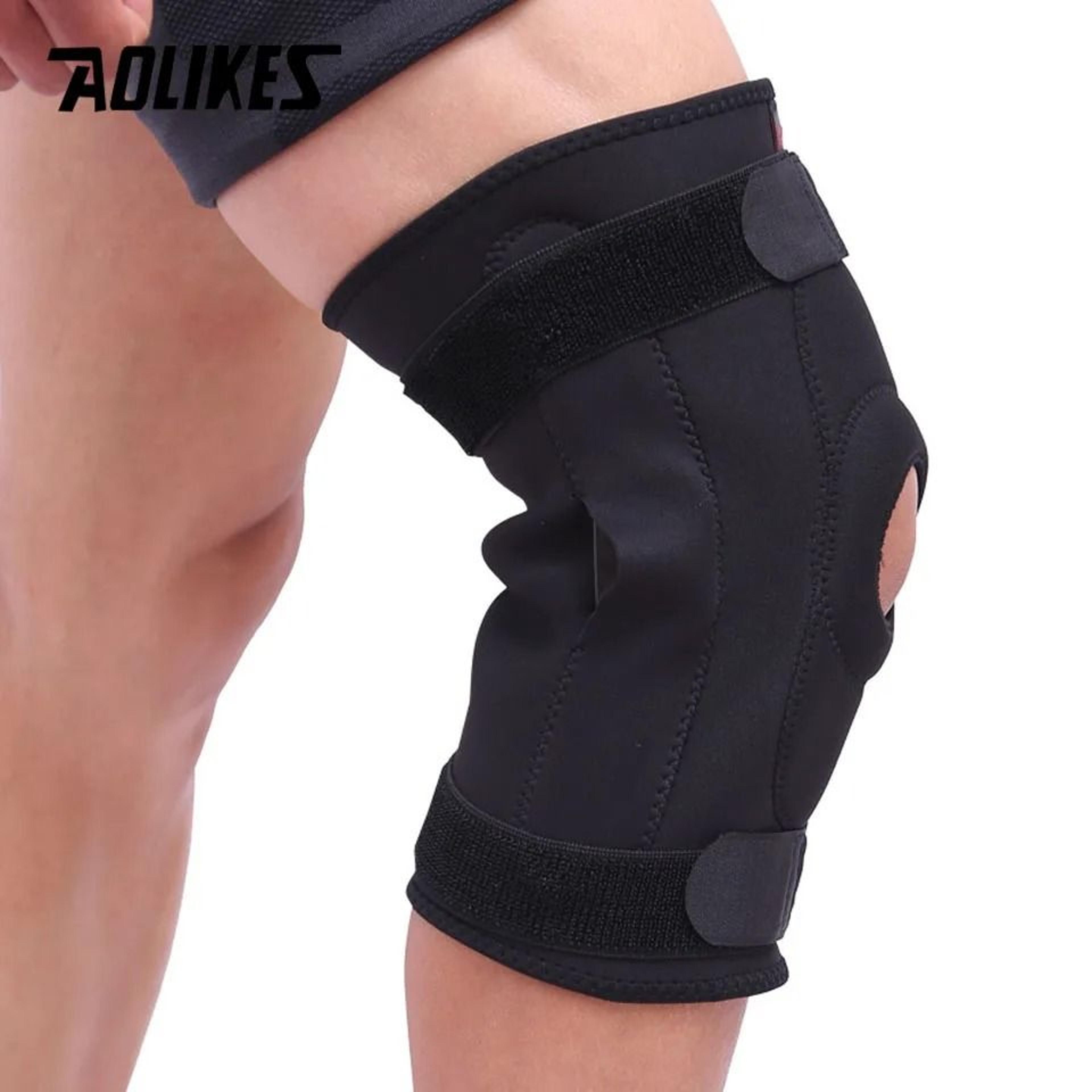 AOLIKES Hinged Knee Brace With Patella Support And Metal Stabilizers 2