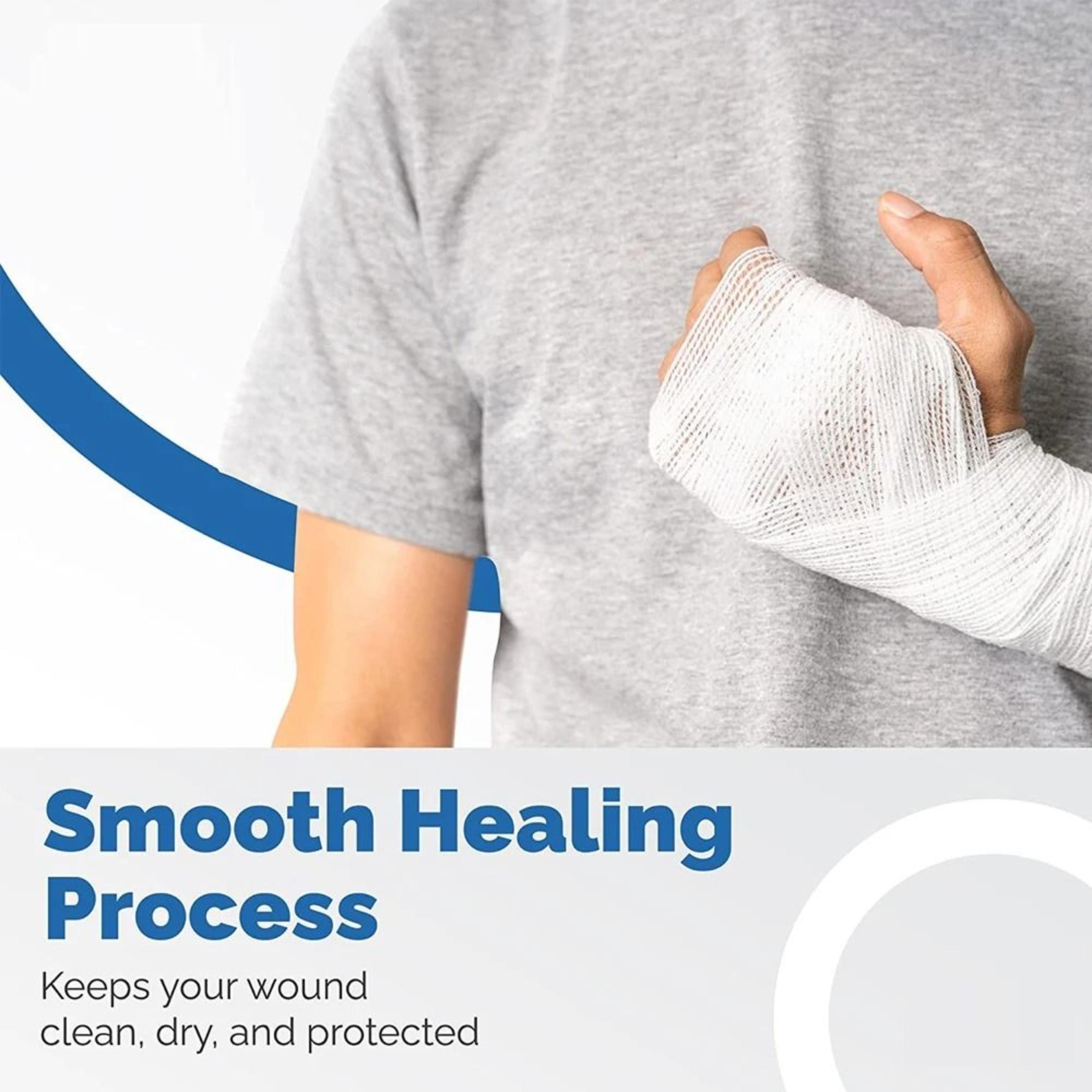 10 Roll Gauze Bandage Set With Medical Tape 6