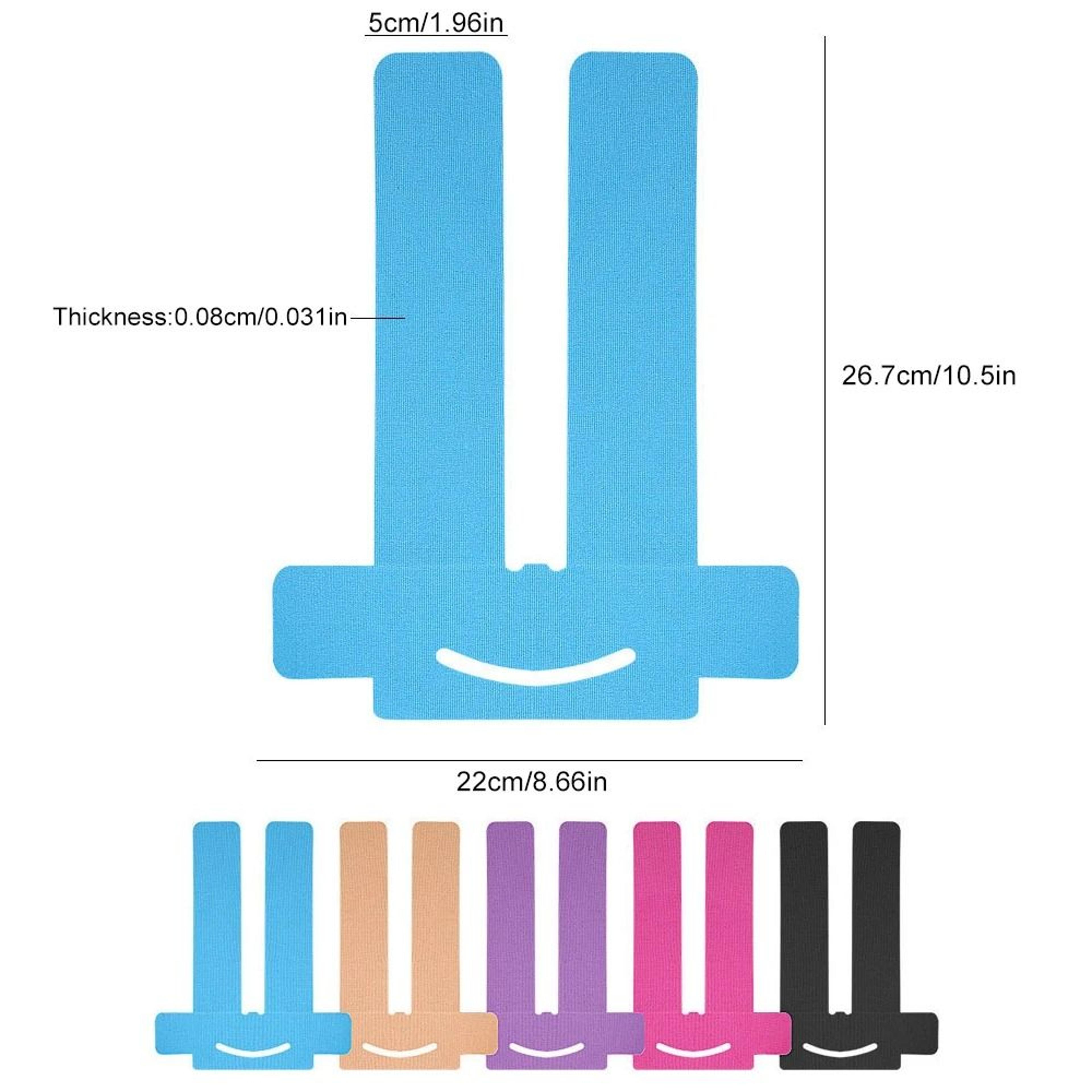 5 Piece Waterproof Kinesiology Knee Tape For Sports Support 6