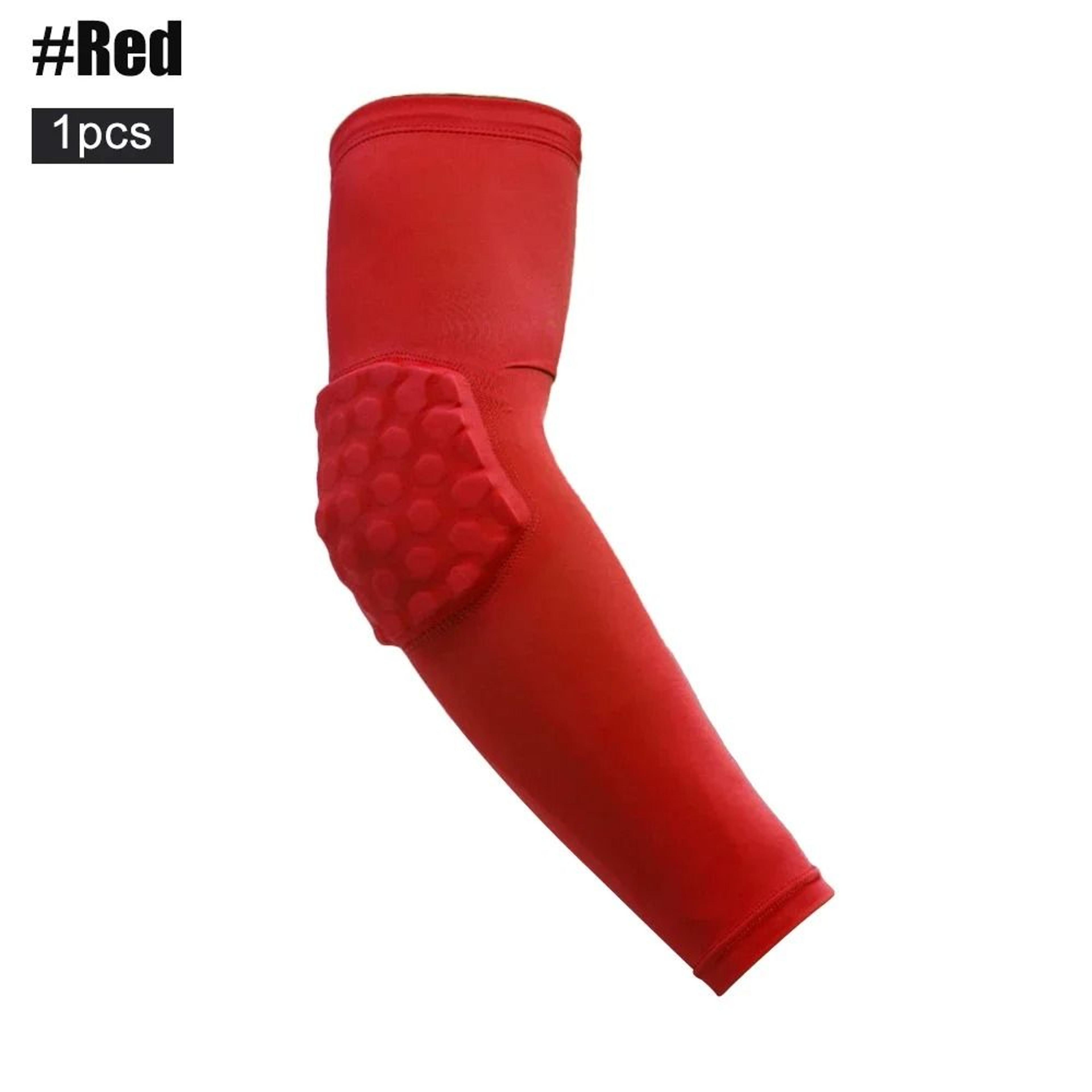 RGGMQQ Padded Arm Sleeve With Honeycomb Elbow Protection 4