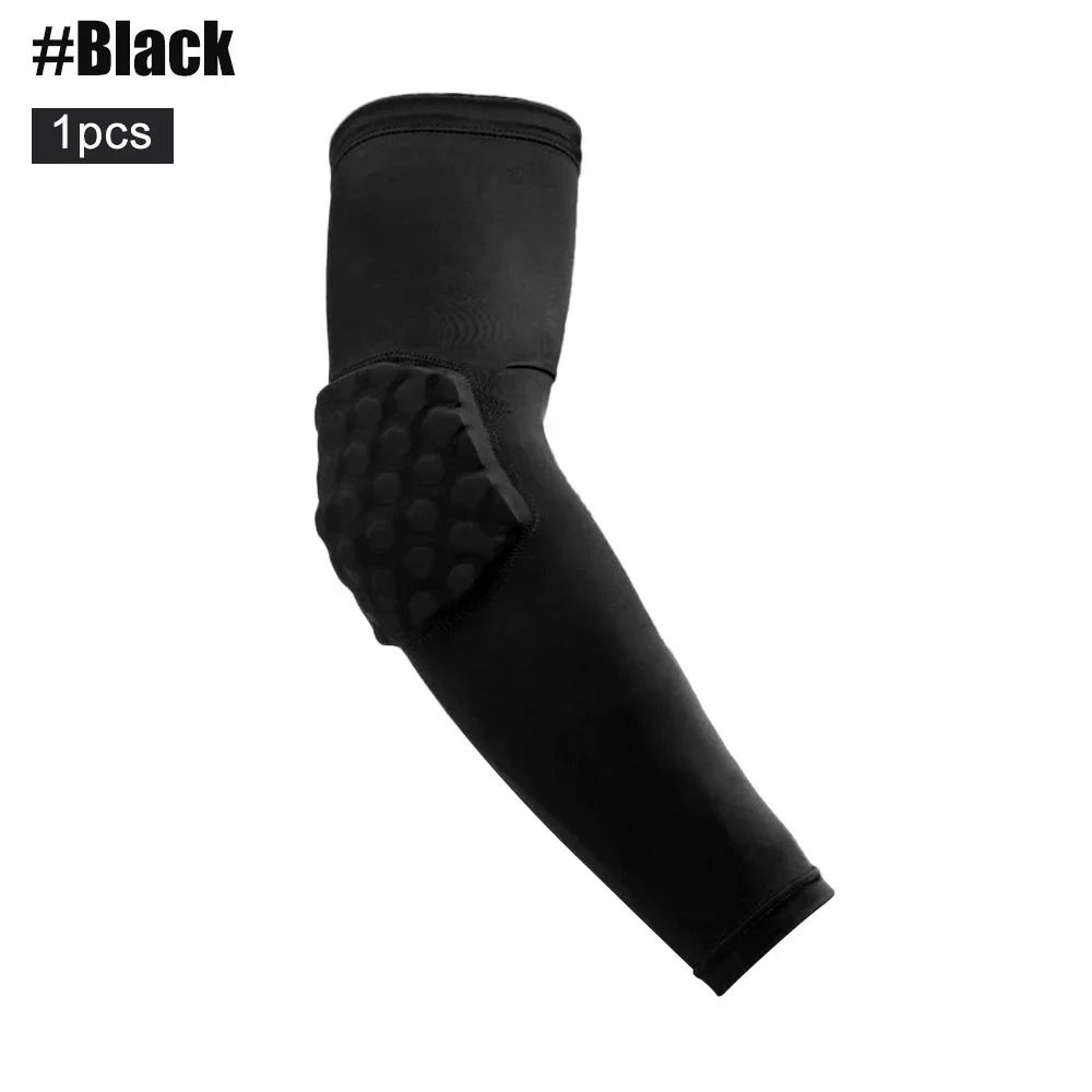 RGGMQQ Padded Arm Sleeve With Honeycomb Elbow Protection 1