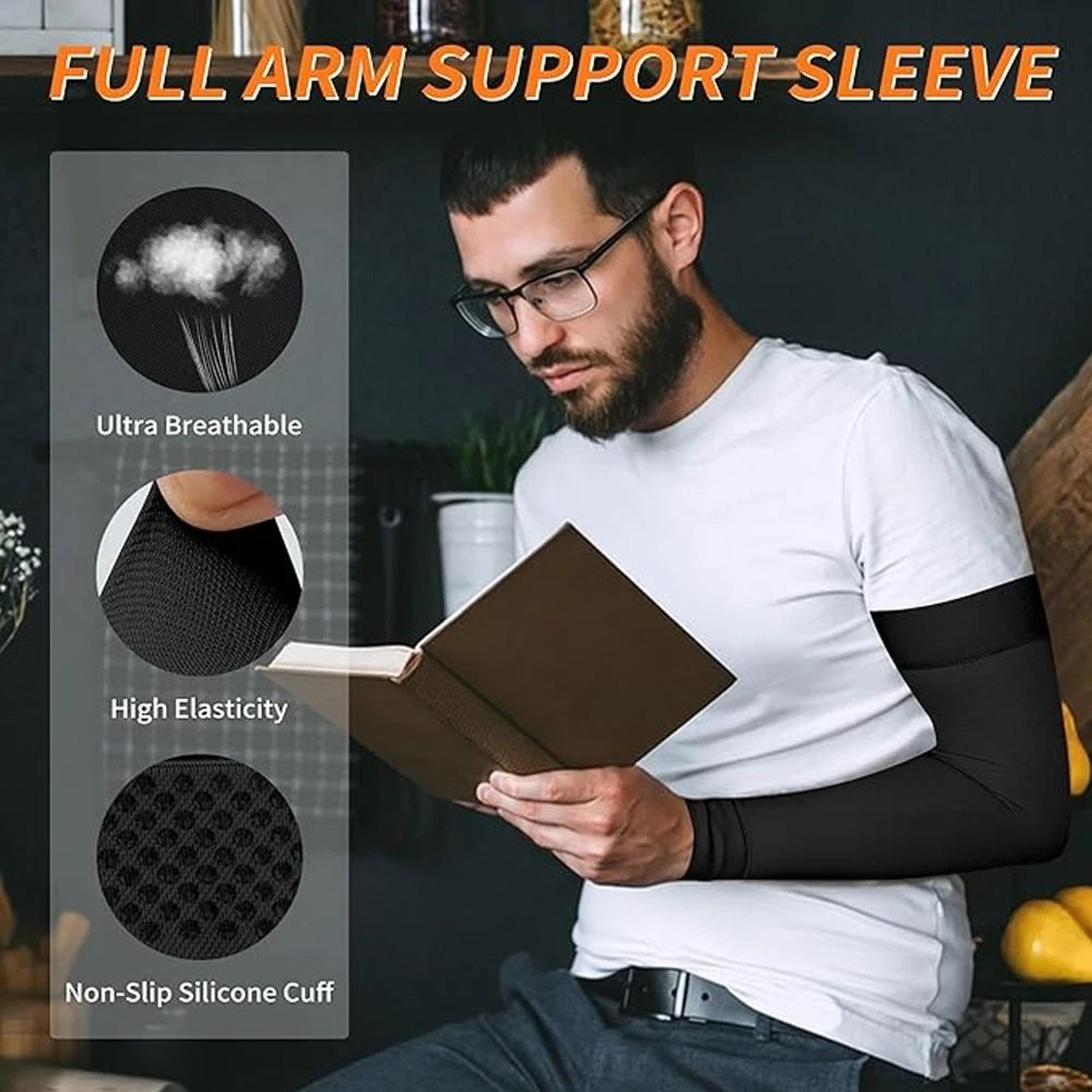 20 To 30 MmHg Graduated Compression Arm Sleeves For Firm Support 6