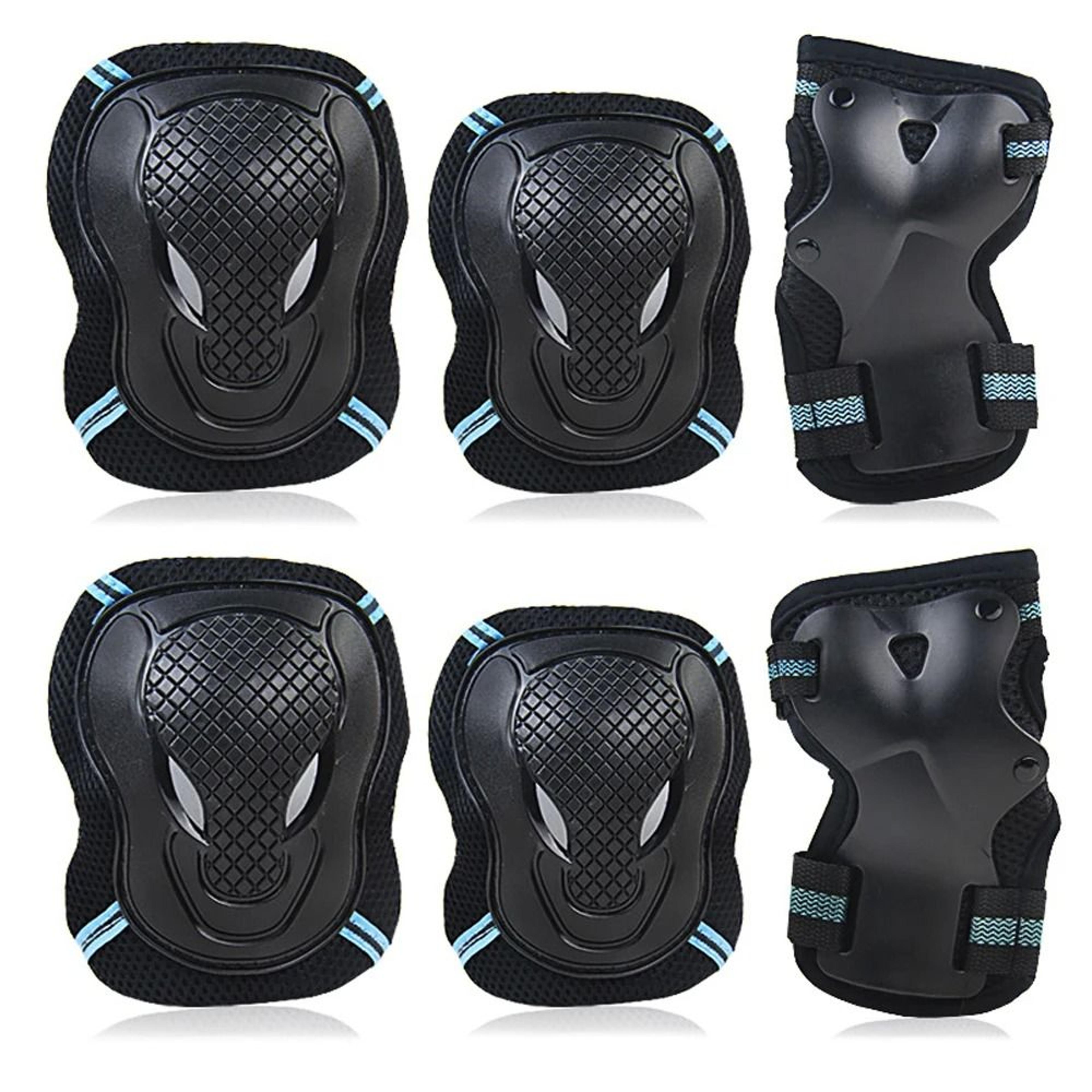 6 Piece Multi Sport Protective Gear Set With Knee Elbow And Wrist Guards 2