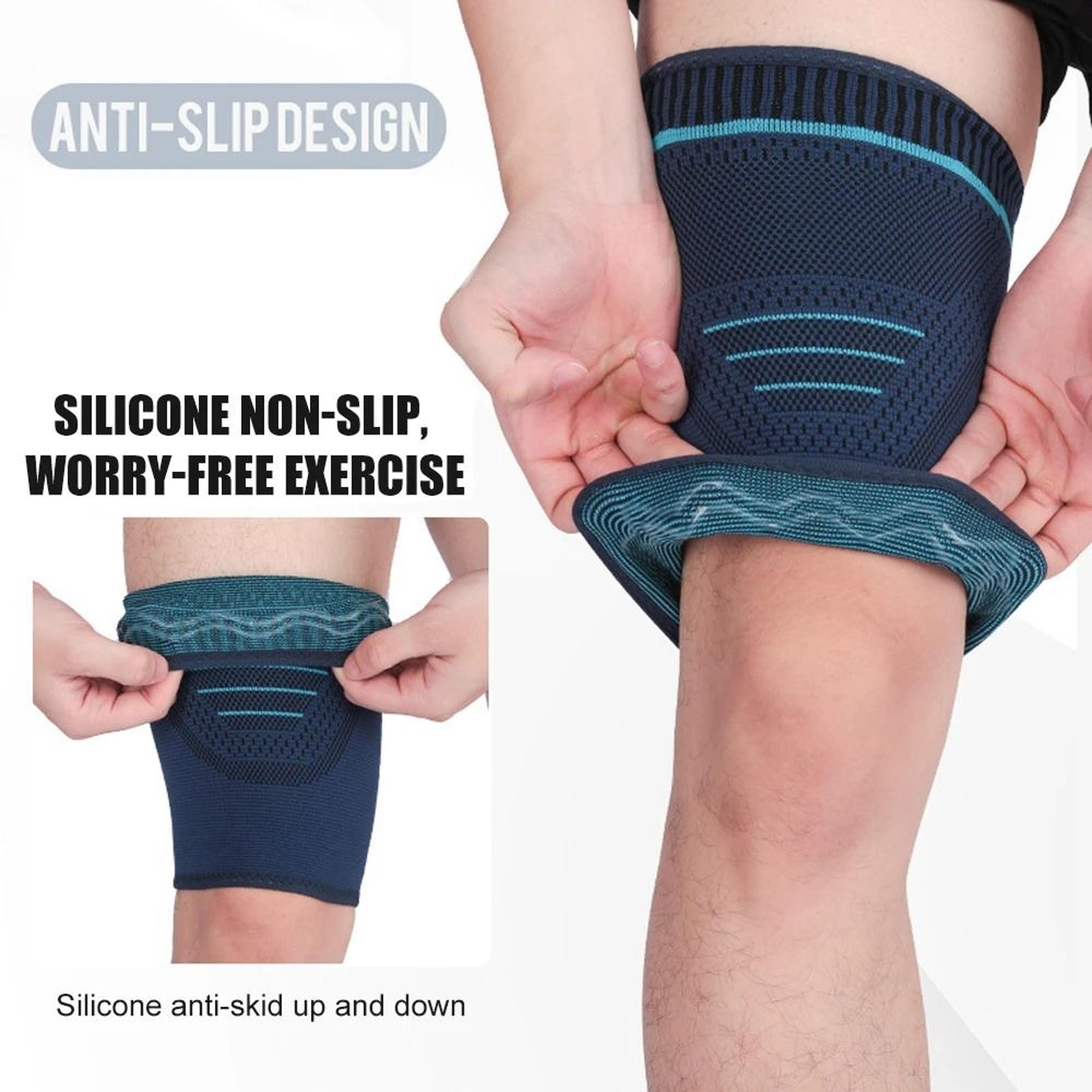 Breathable Thigh Compression Sleeve For Quad And Hamstring Support 7