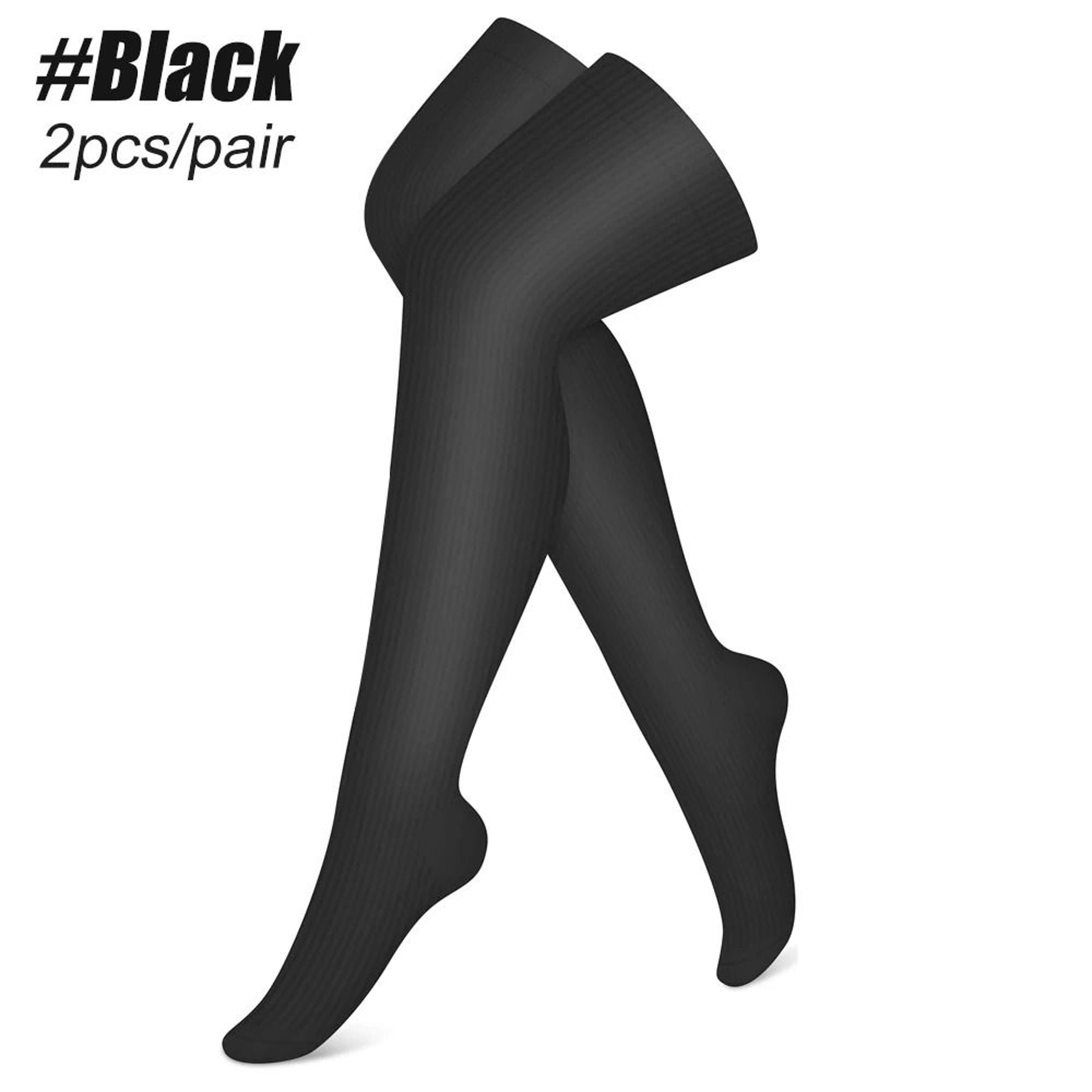 Thigh High 20 To 30 MmHg Compression Stockings With Silicone Grip 3
