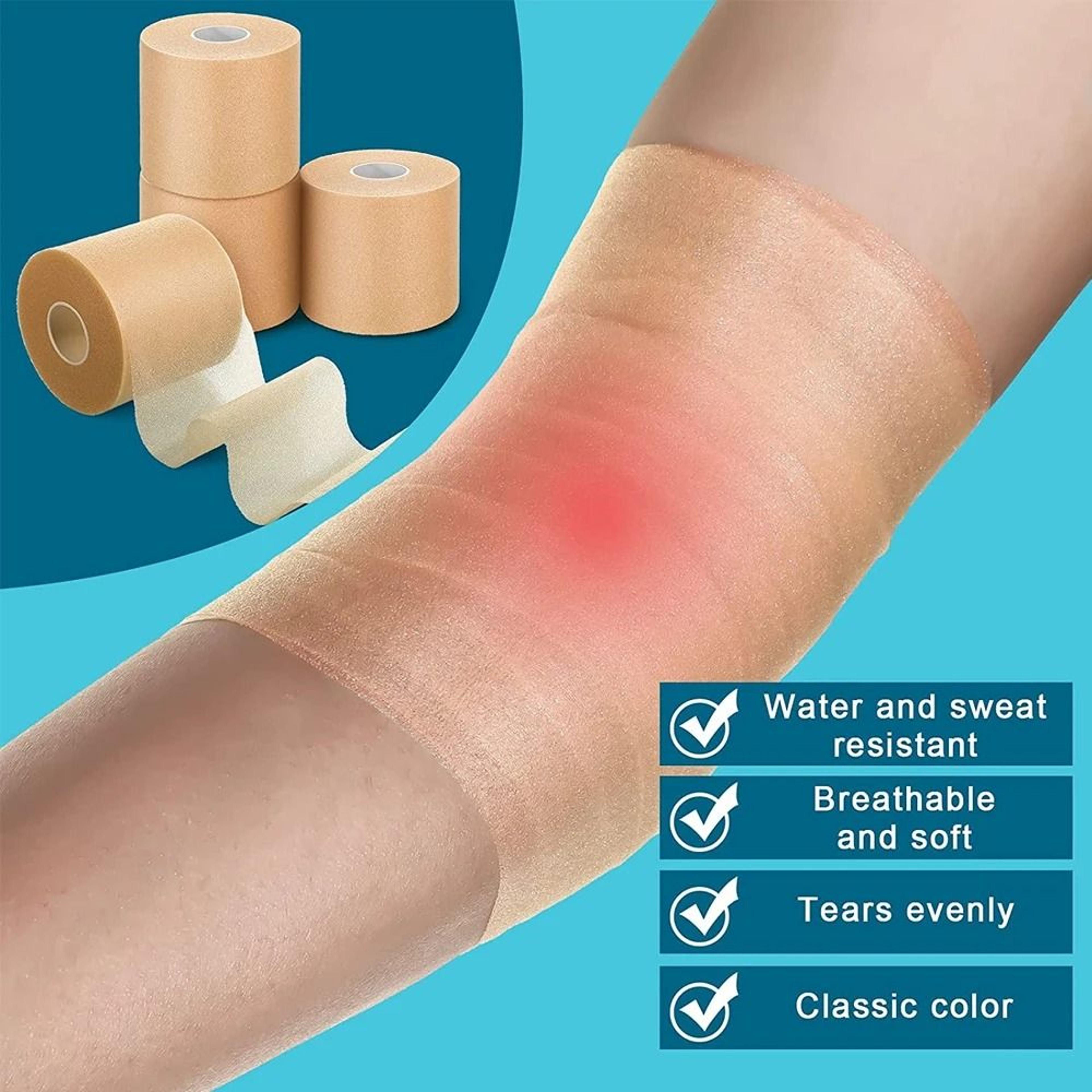 3 Roll Self Adhesive Cohesive Sports Bandage Wrap 6