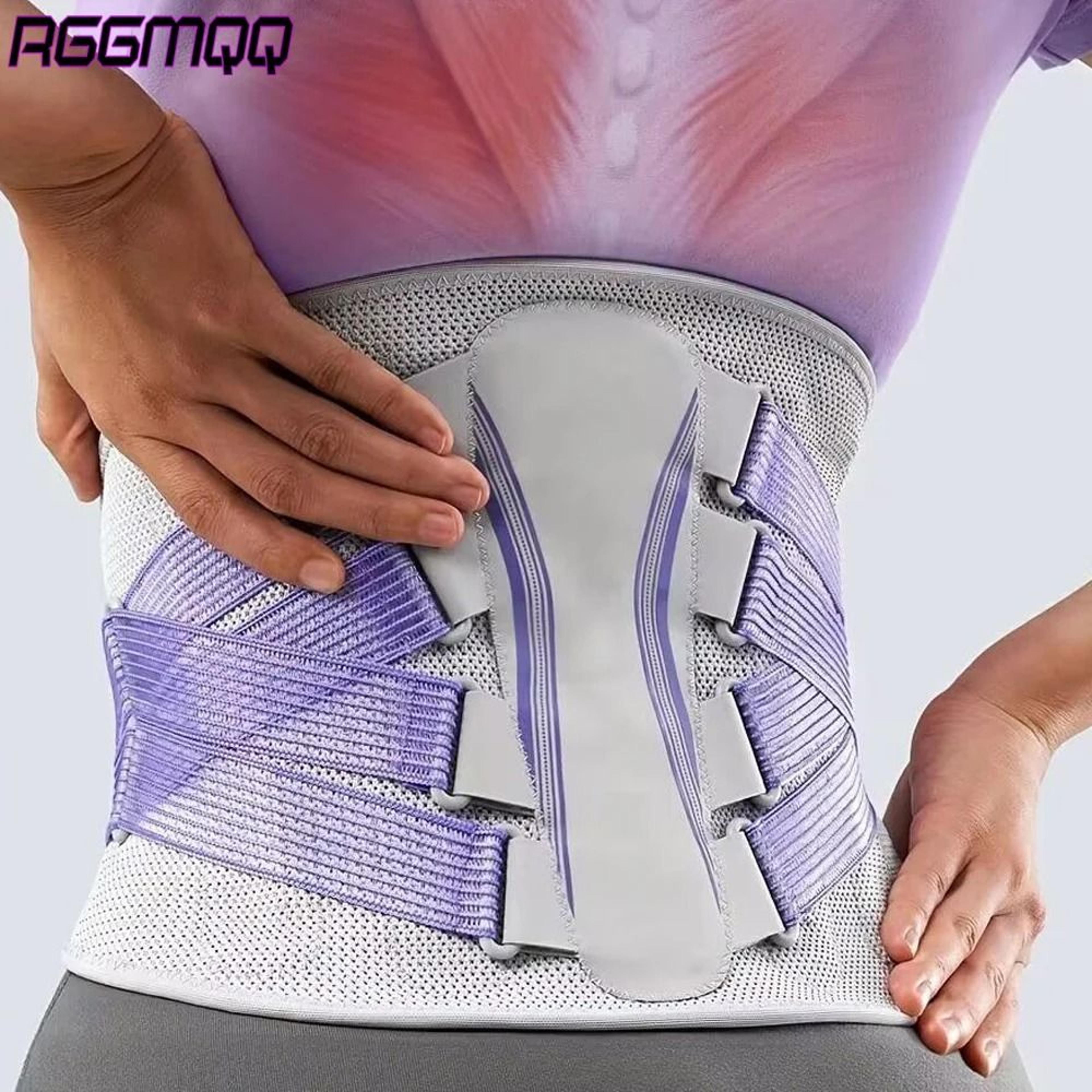 breathable lumbar back support belt for men and women