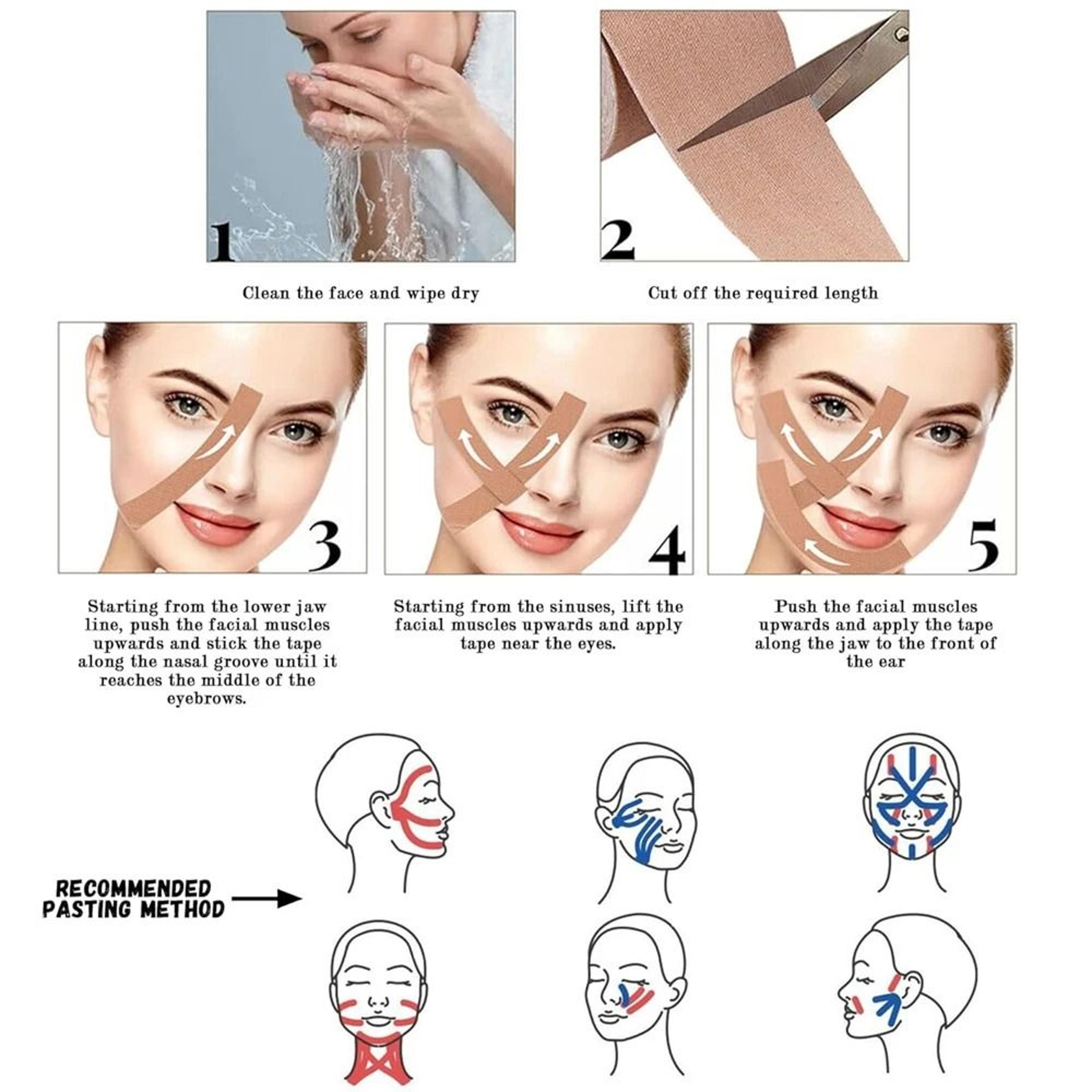 Overnight Anti Wrinkle Face Tape Roll 8