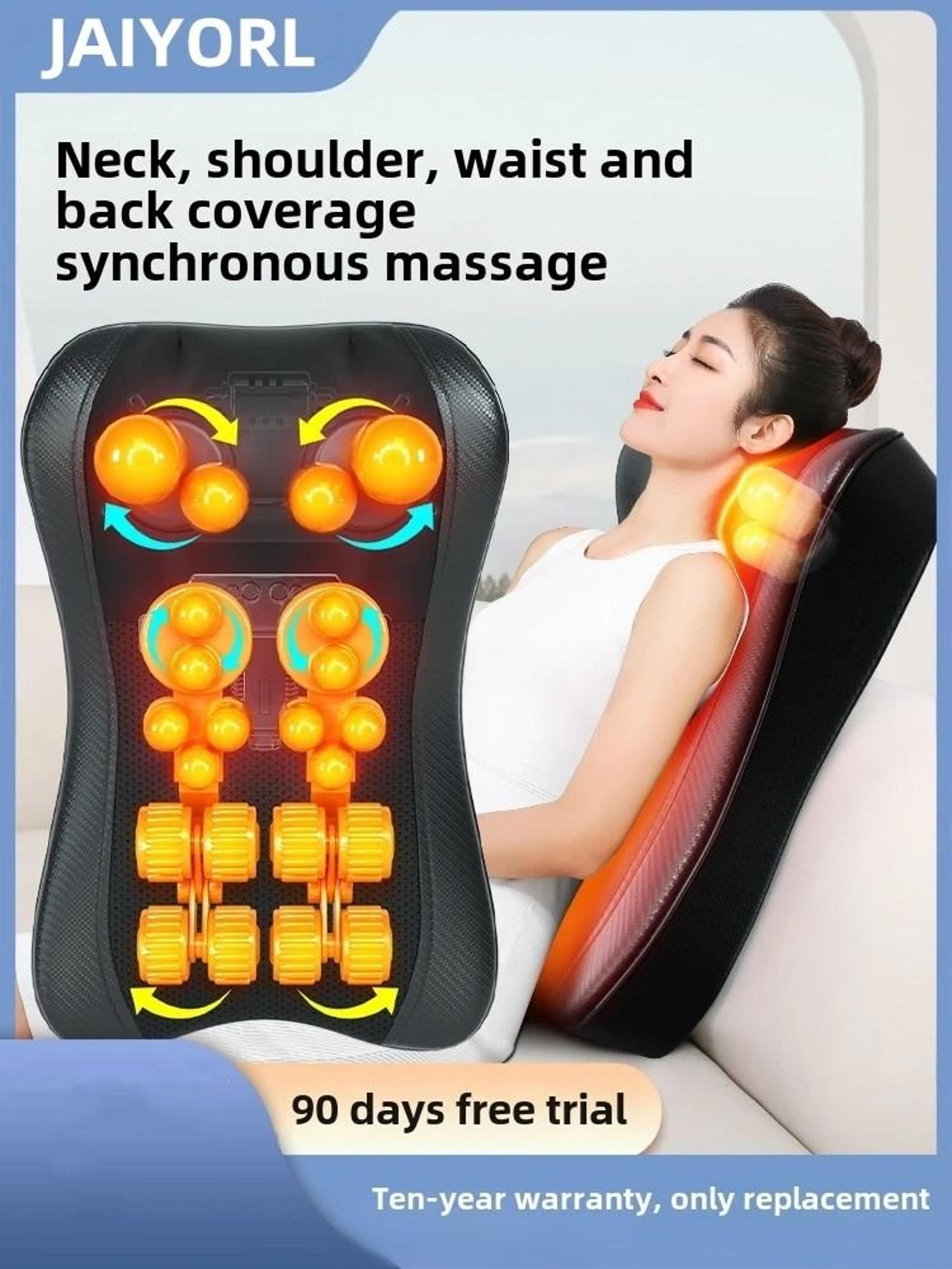 Heated Shiatsu Neck And Back Massage Pillow 5