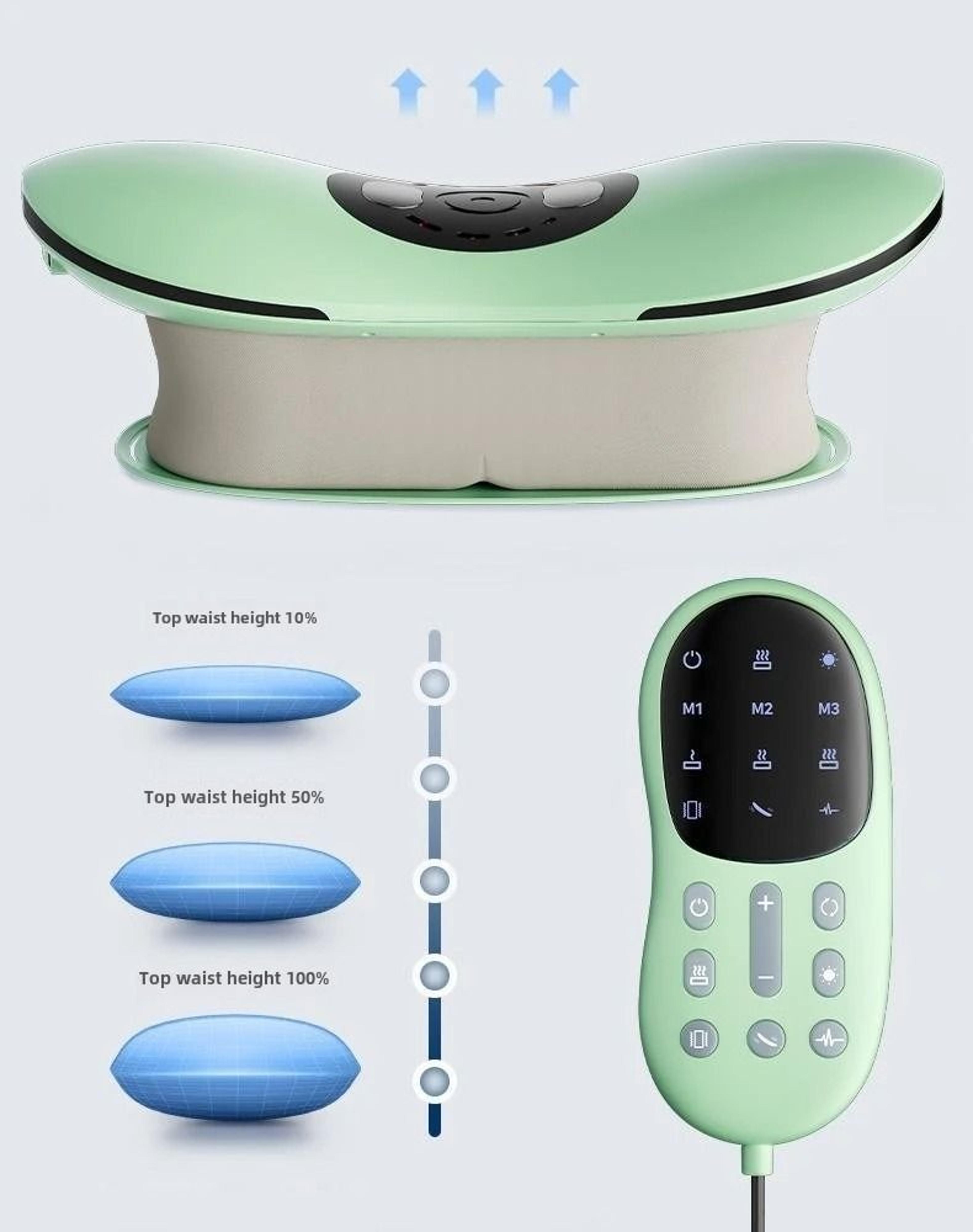 Electric Lumbar Traction Massager With Heat And Vibration 10