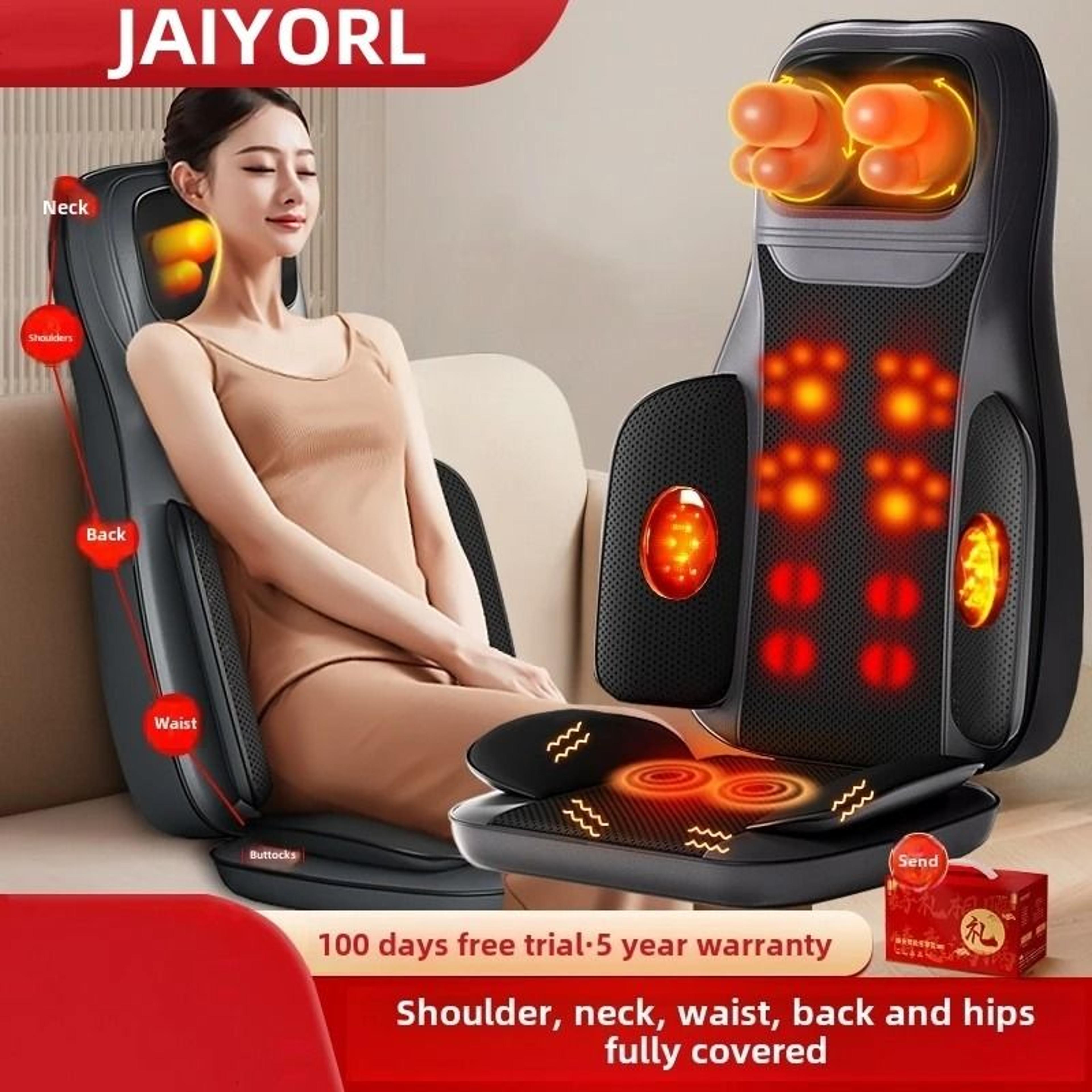 heated full body vibration massage seat cushion