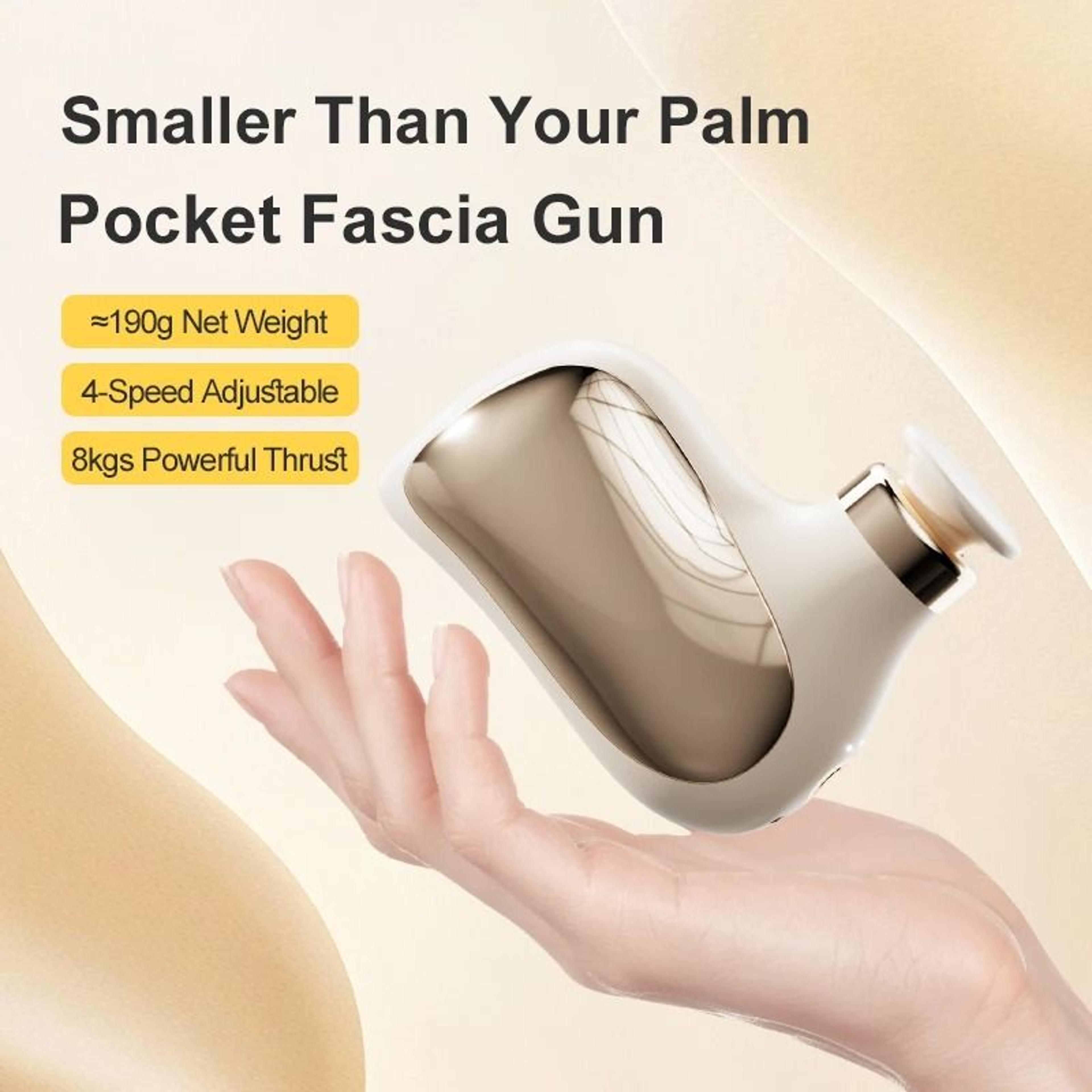 portable mini silicone muscle massage gun