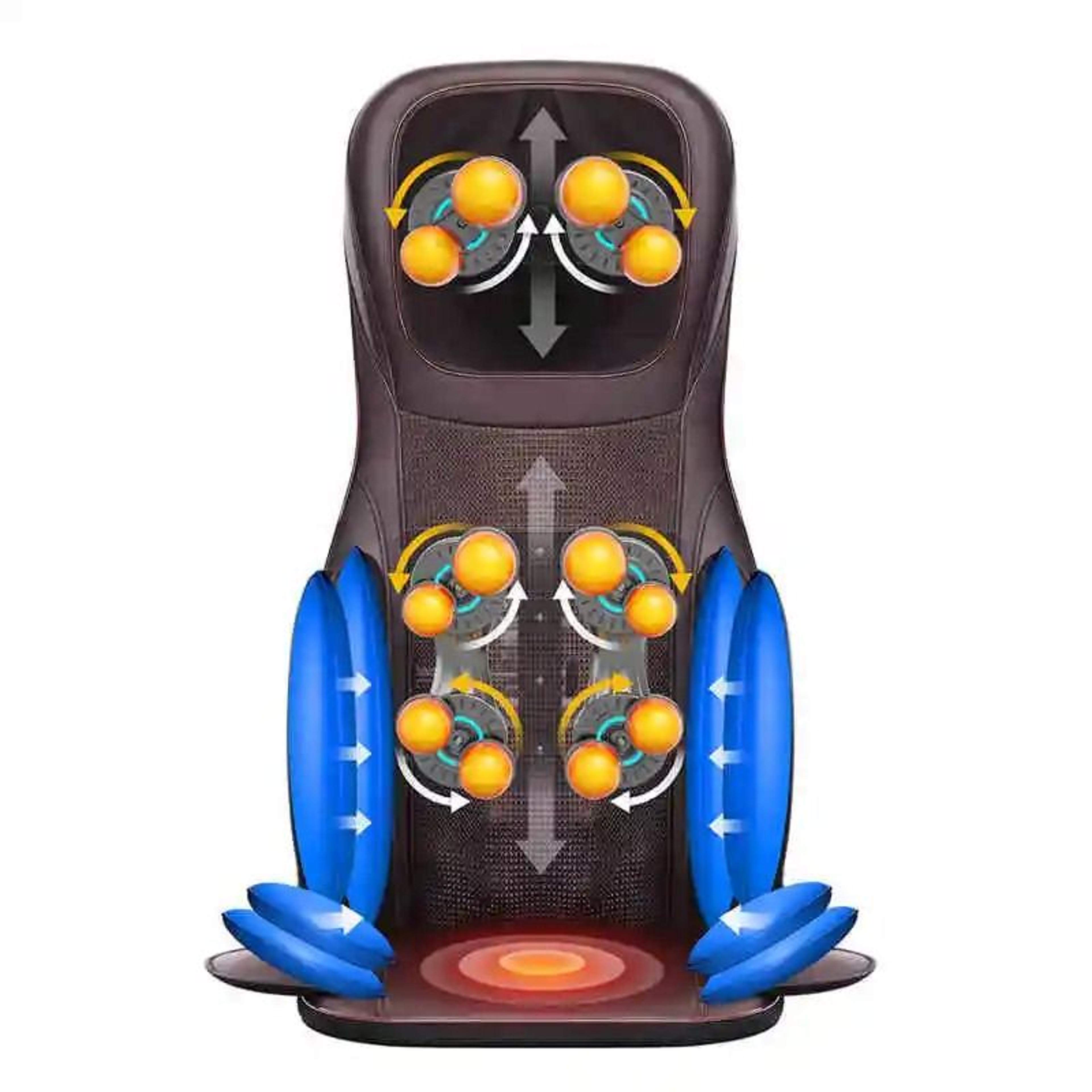 3D Heated Neck And Back Massage Cushion 2