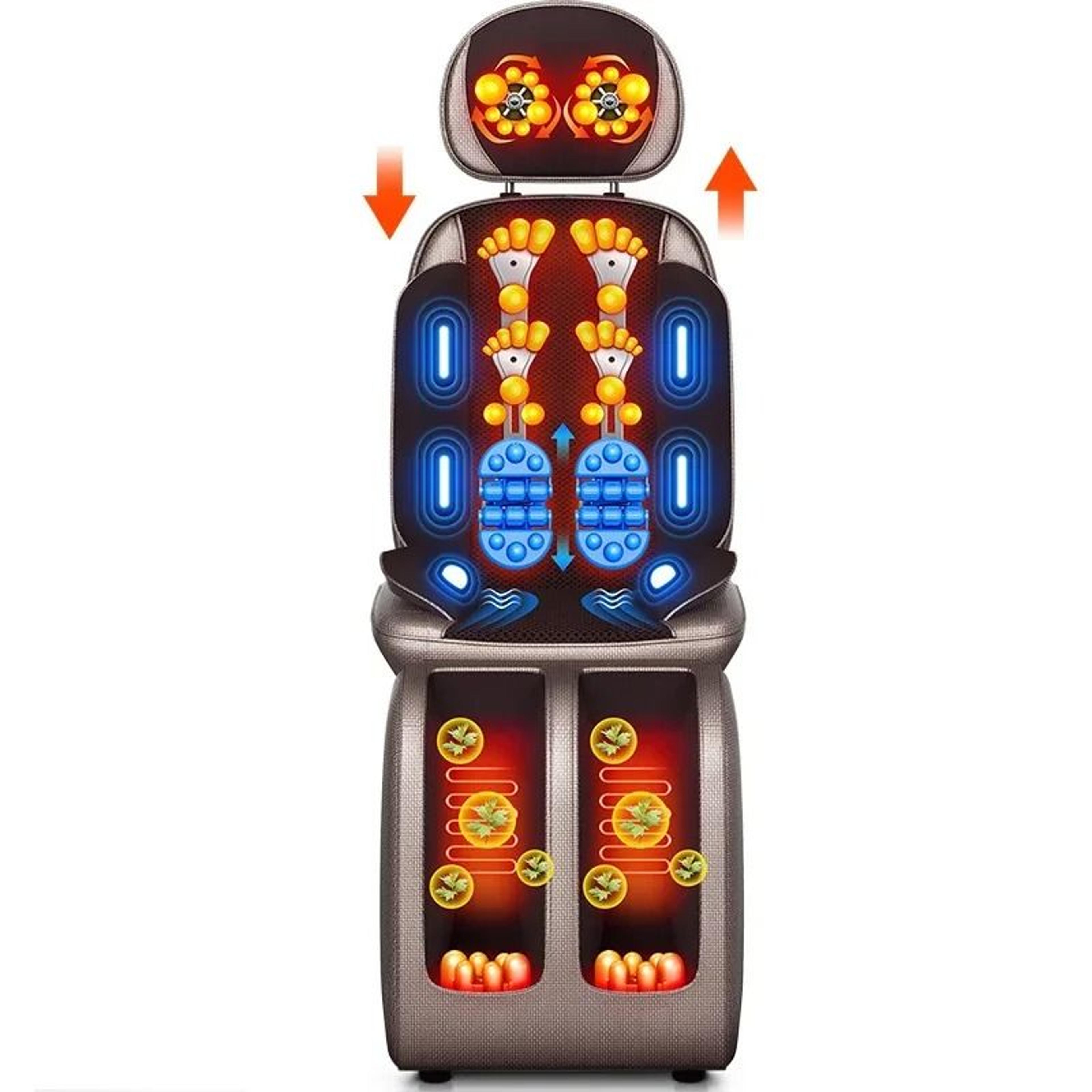 Full Body Shiatsu Massage Seat Cushion With Heat 3