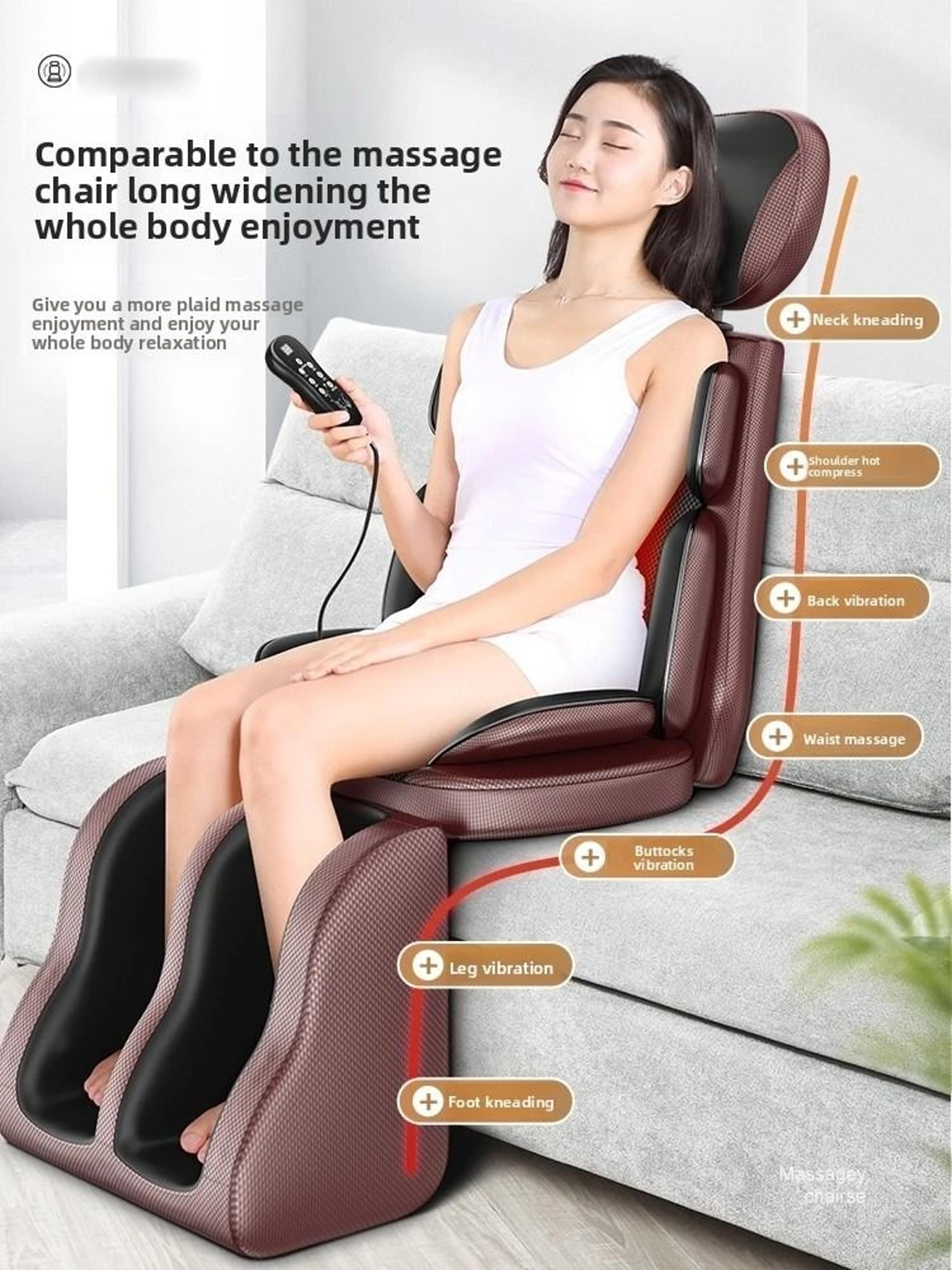 Full Body Shiatsu Massage Seat Cushion With Heat 8
