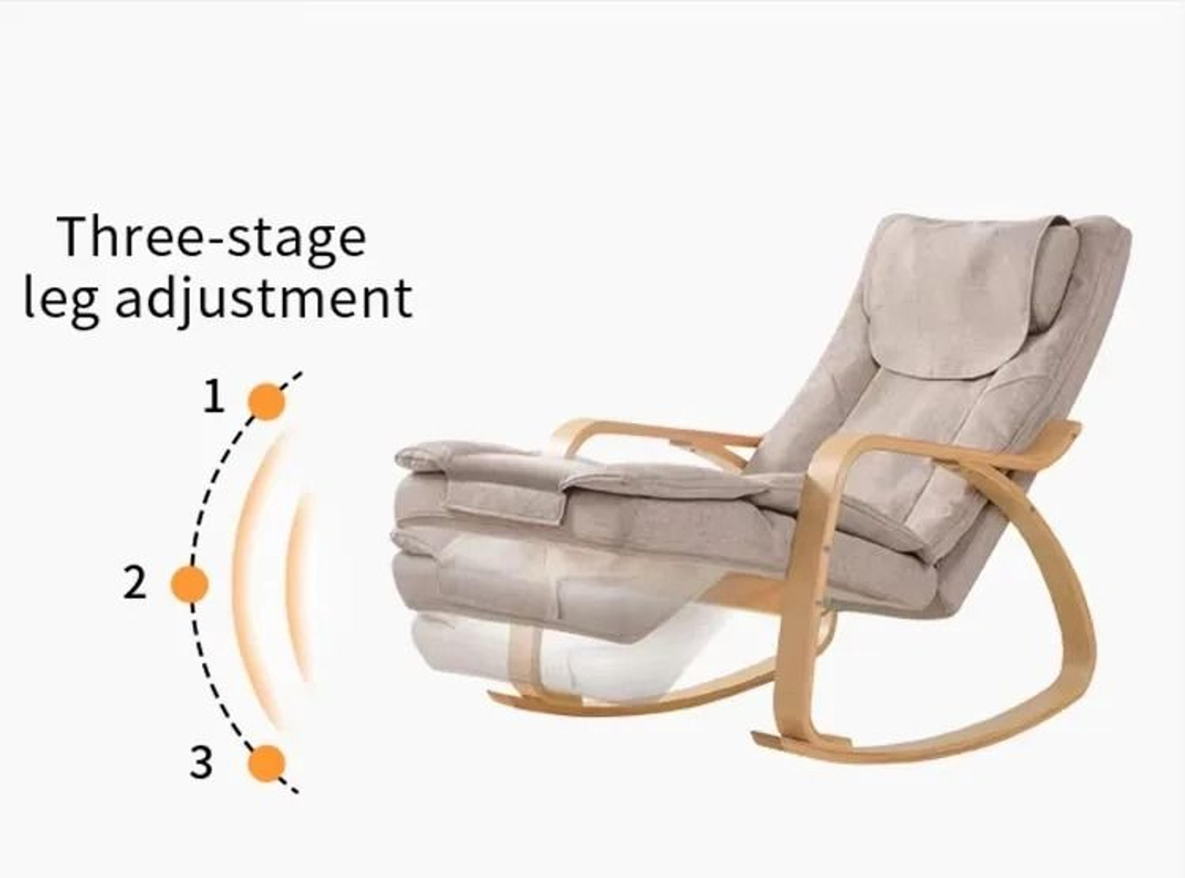 Heated Massage Rocker Recliner Chair 6
