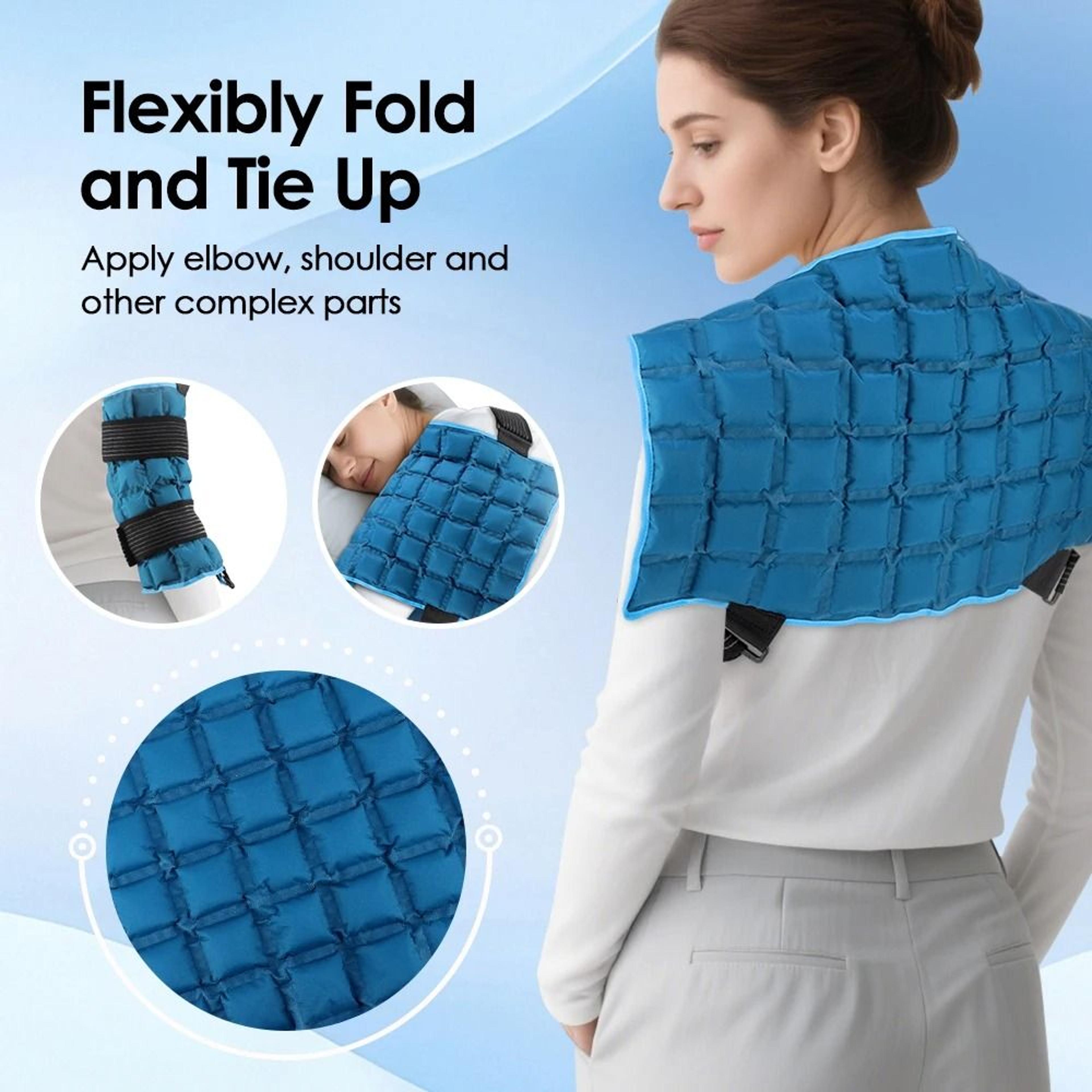 large reusable hot cold gel pack for knee and back