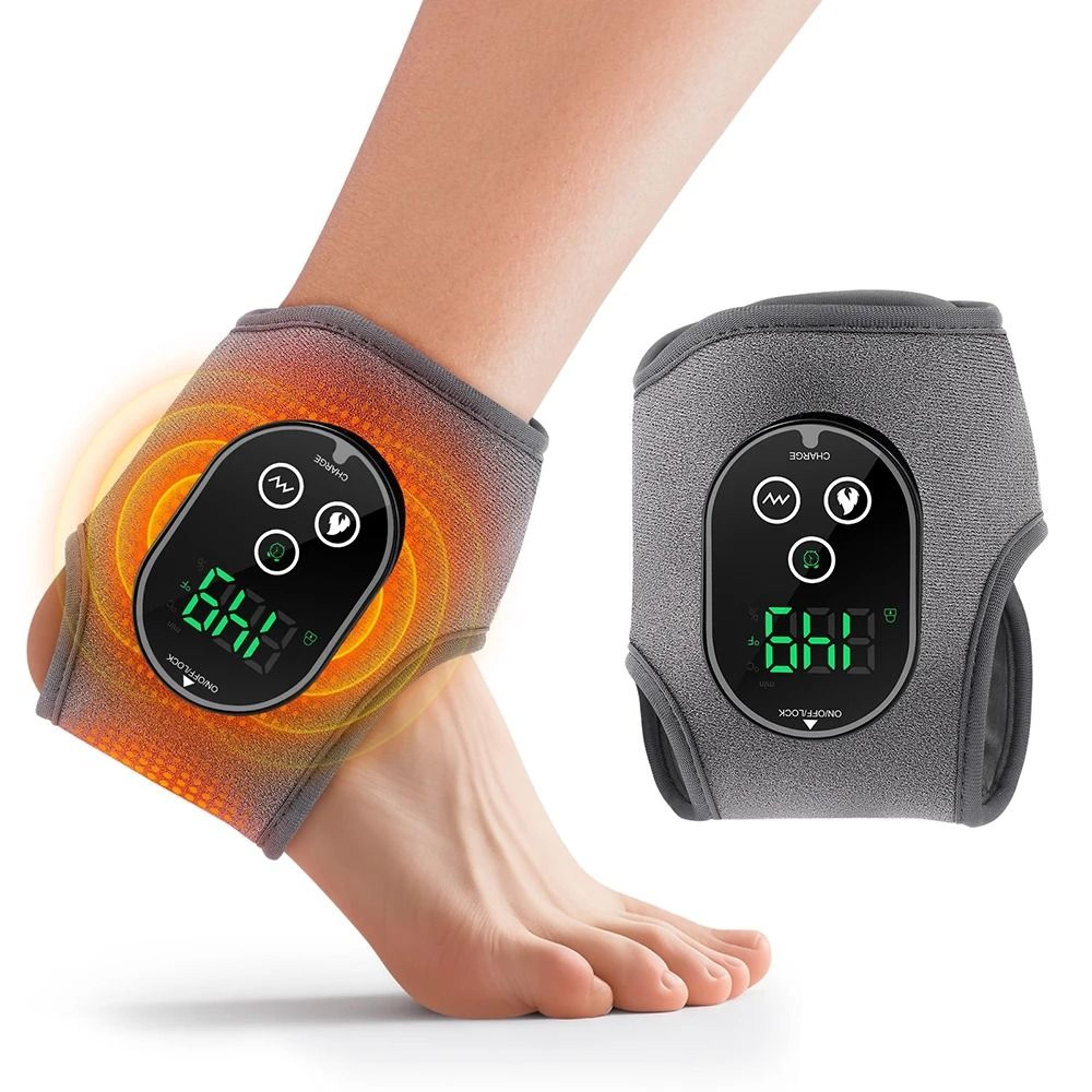 Cordless Heated Ankle Massager With Vibration 1
