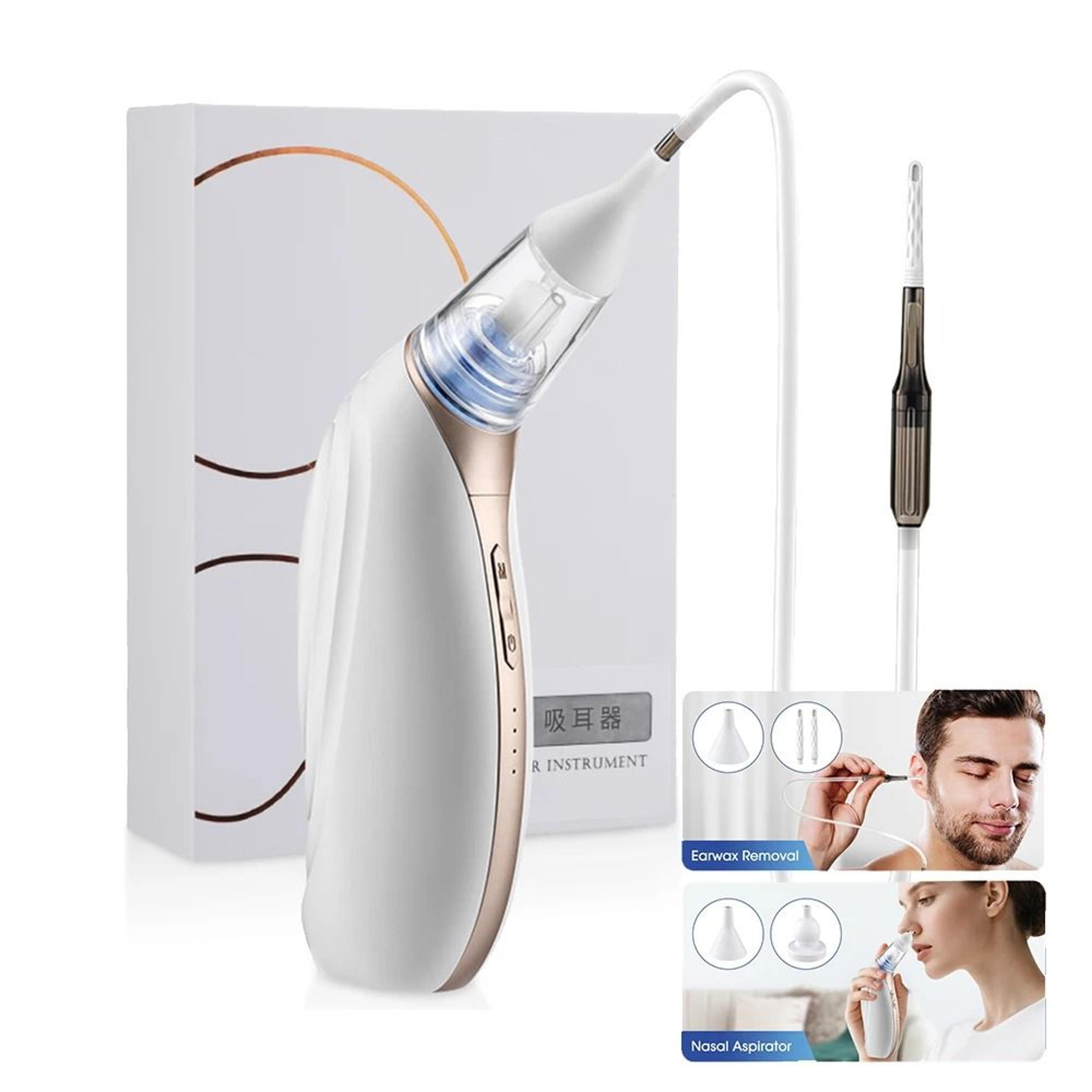 2 in 1 electric nasal aspirator and outer ear cleaner
