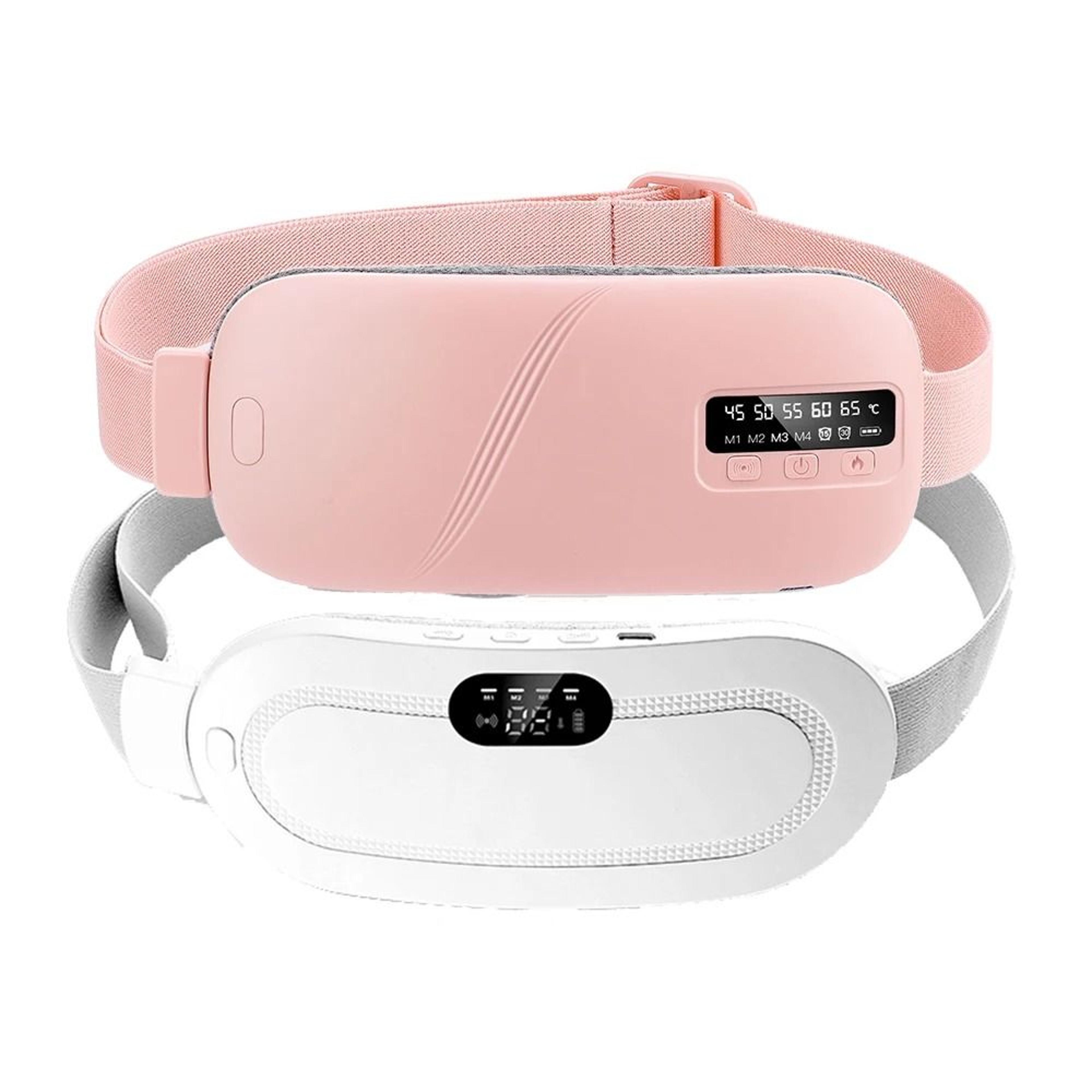 rechargeable menstrual heating and vibration waist belt