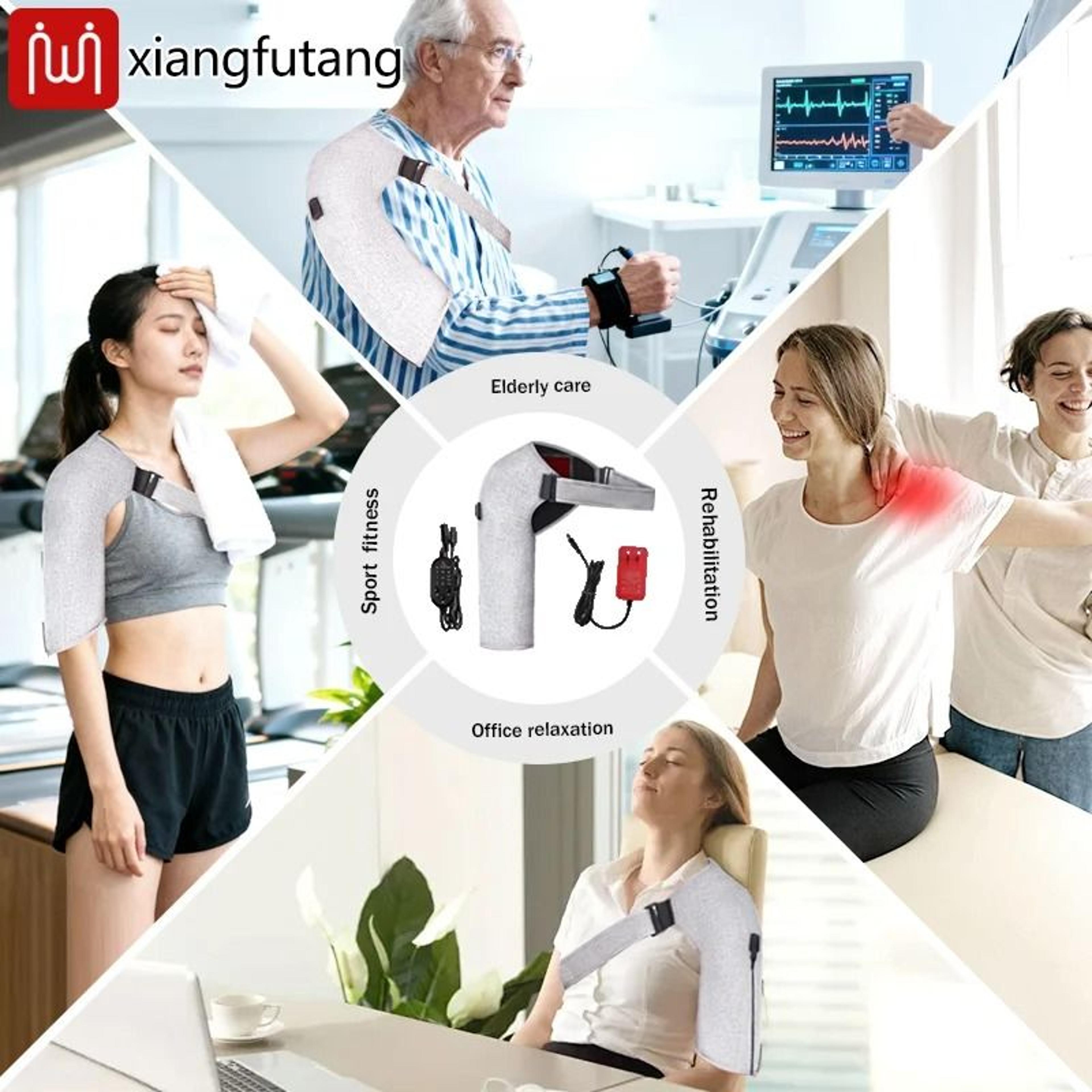 3 Mode Red Light Heated Vibration Shoulder Brace 8