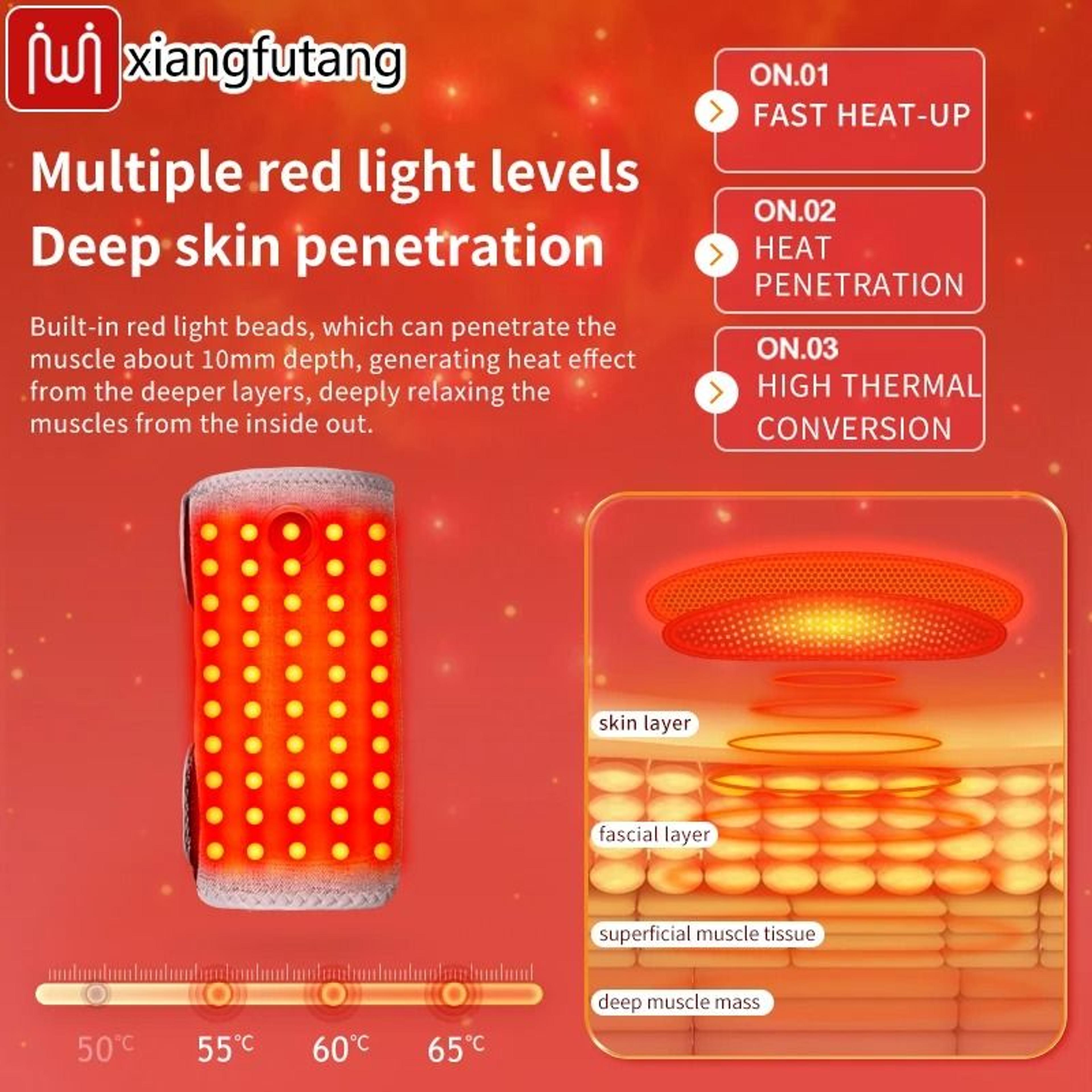 Red Light Heated Vibration Arm Massage Wrap 3