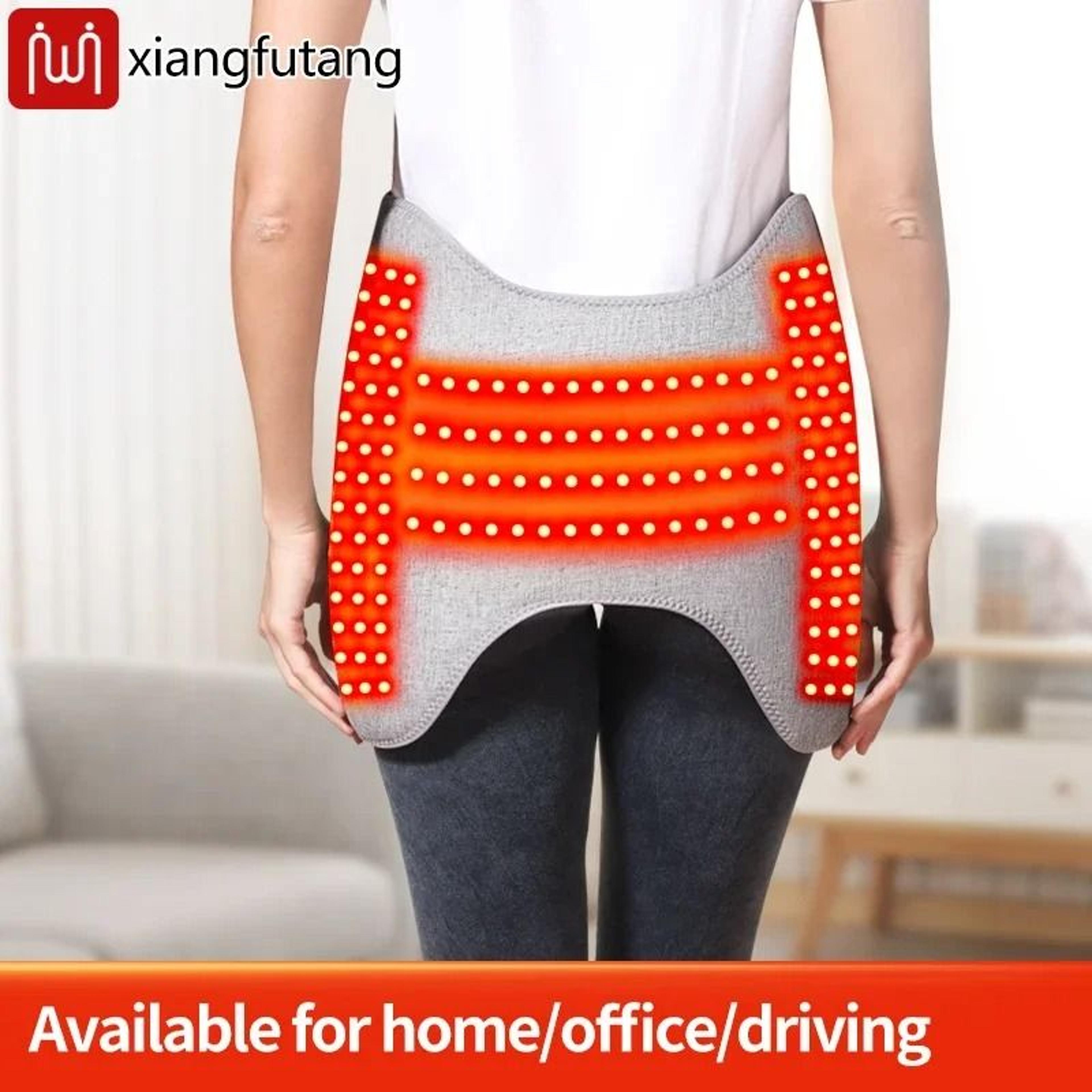 Red Light Heated Vibration Lumbar Massage Belt 6