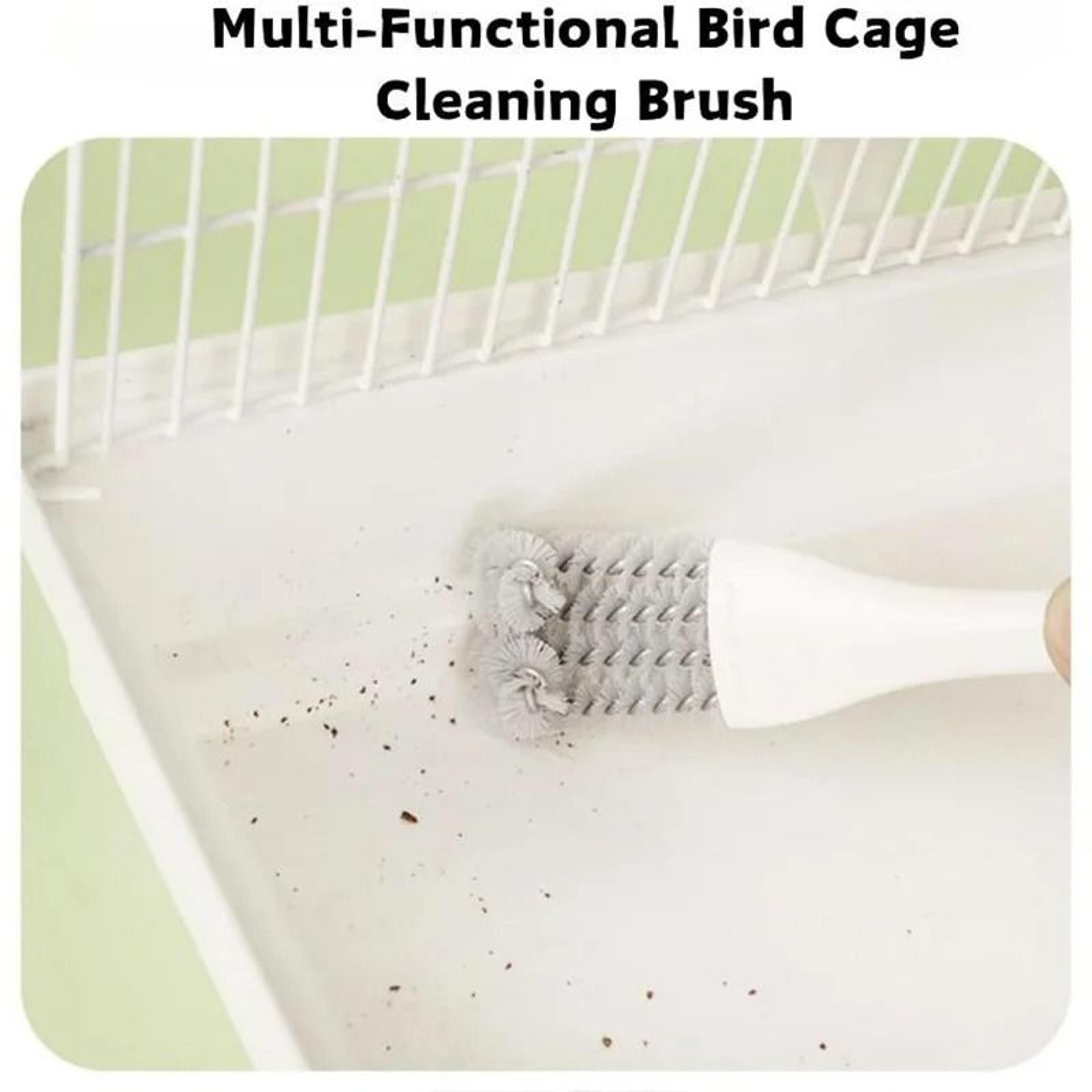 Bird Cage Cleaning Brush And Poop Remover Tool 3
