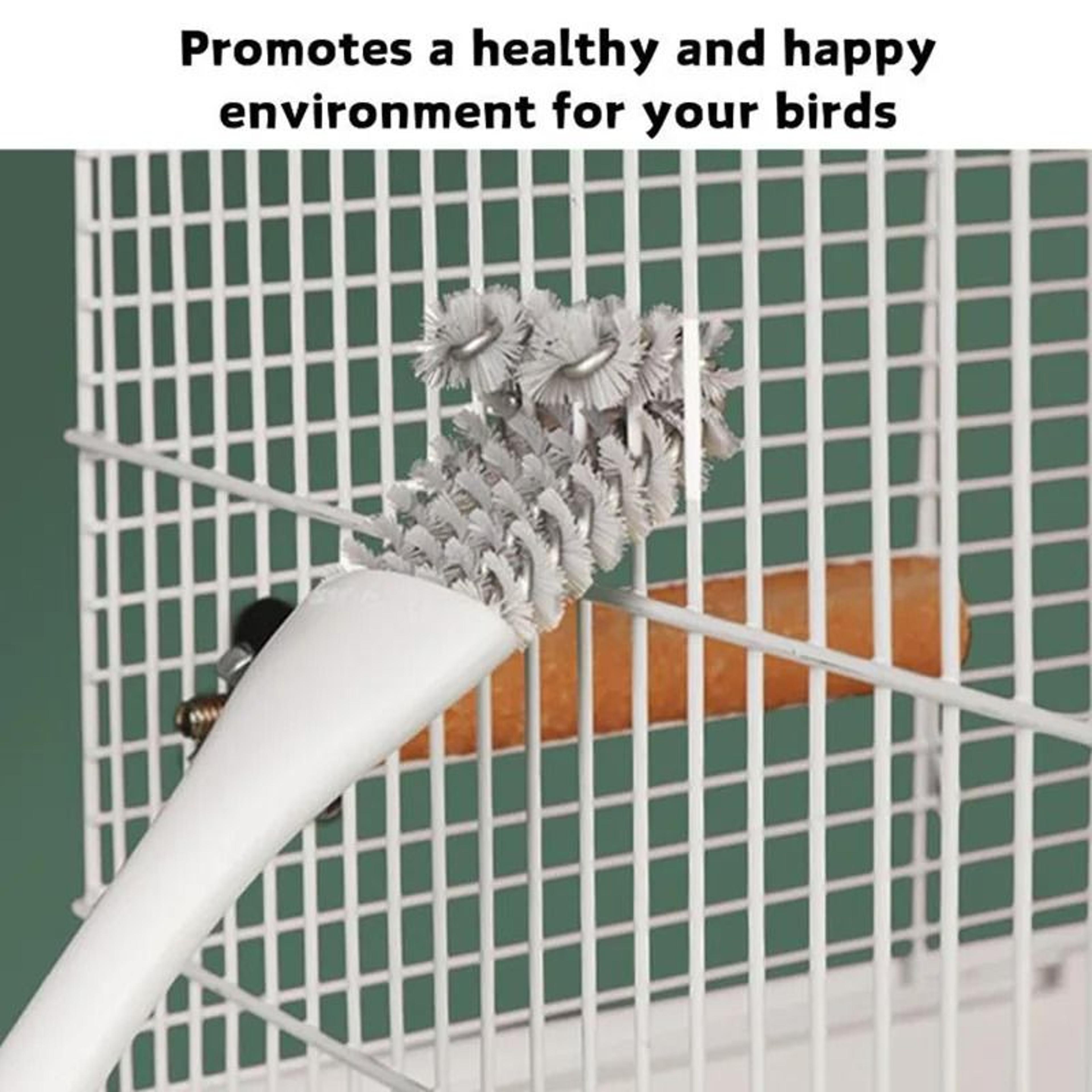 Bird Cage Cleaning Brush And Poop Remover Tool 4