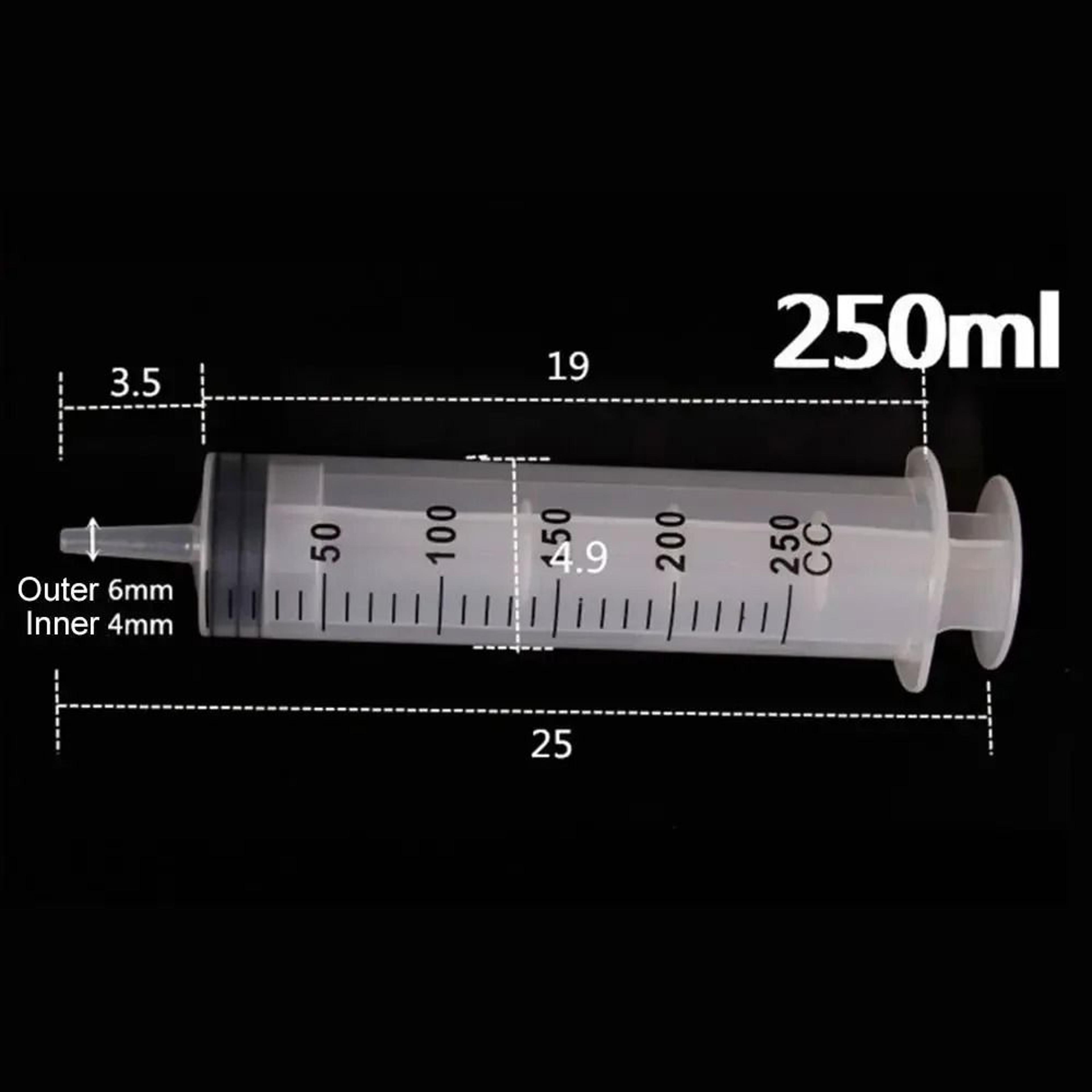 PrecisionFlow Large Capacity Measuring Syringe With Tube 10