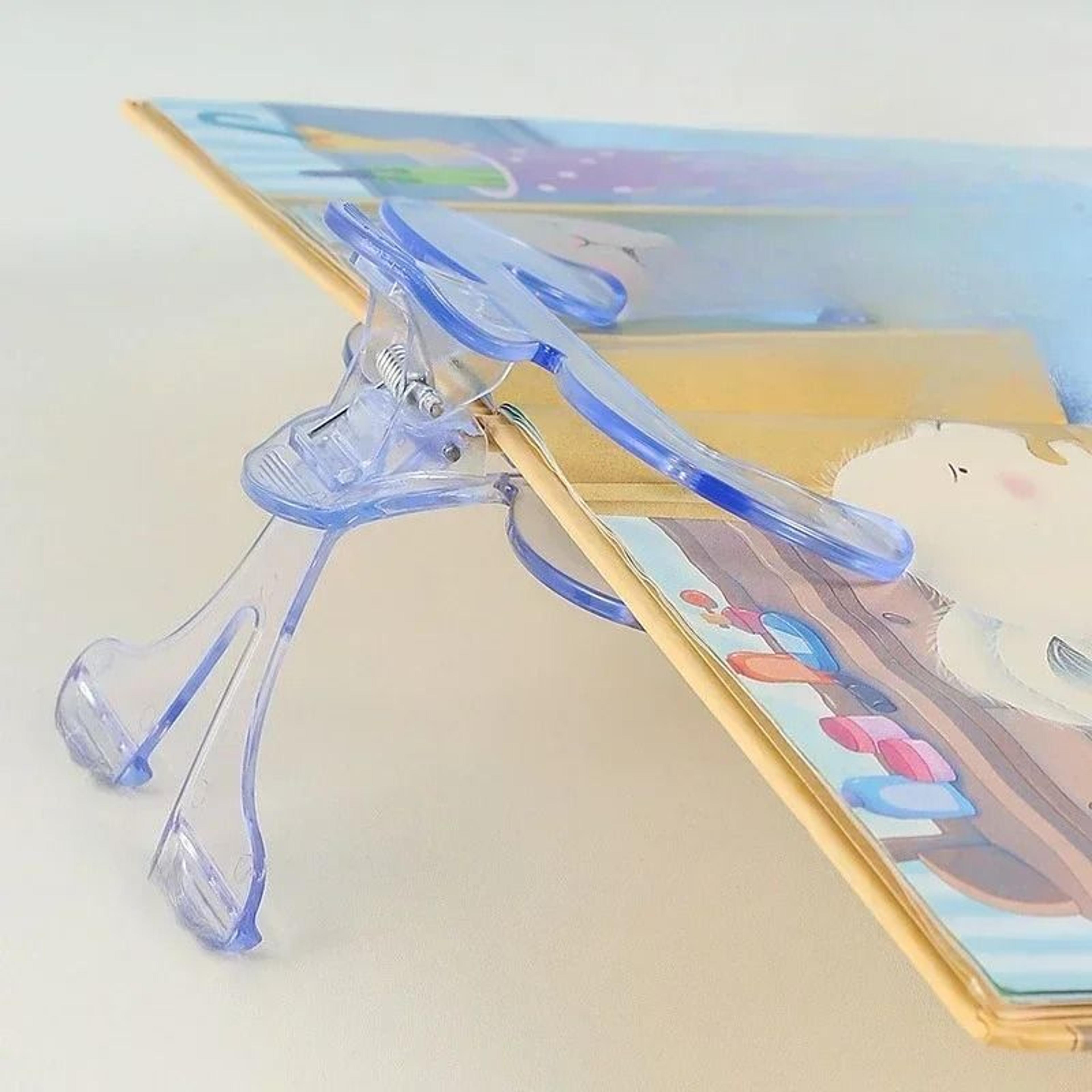 ClearView Hands Free Book Page Holder Clip 6