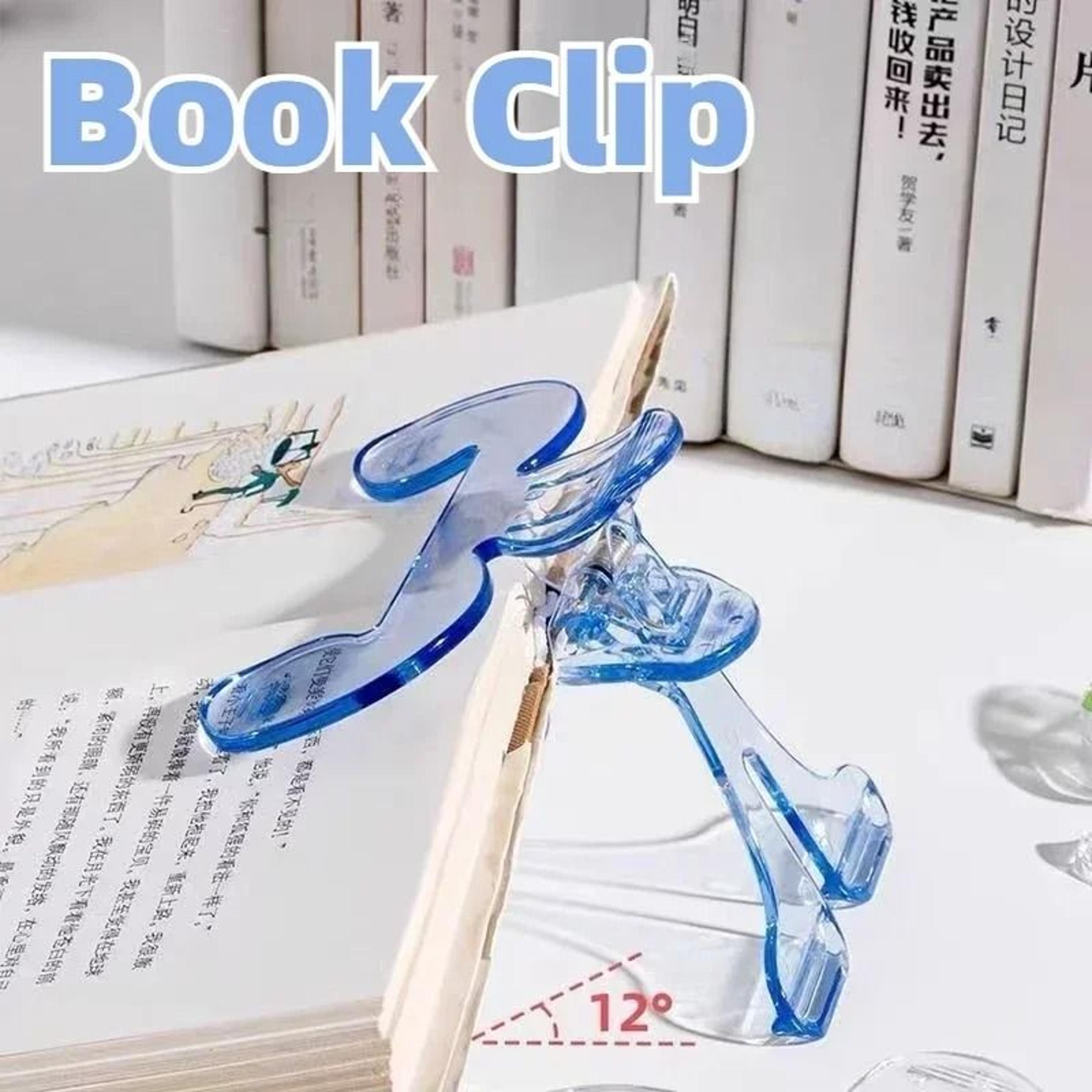 clearview hands free book page holder clip