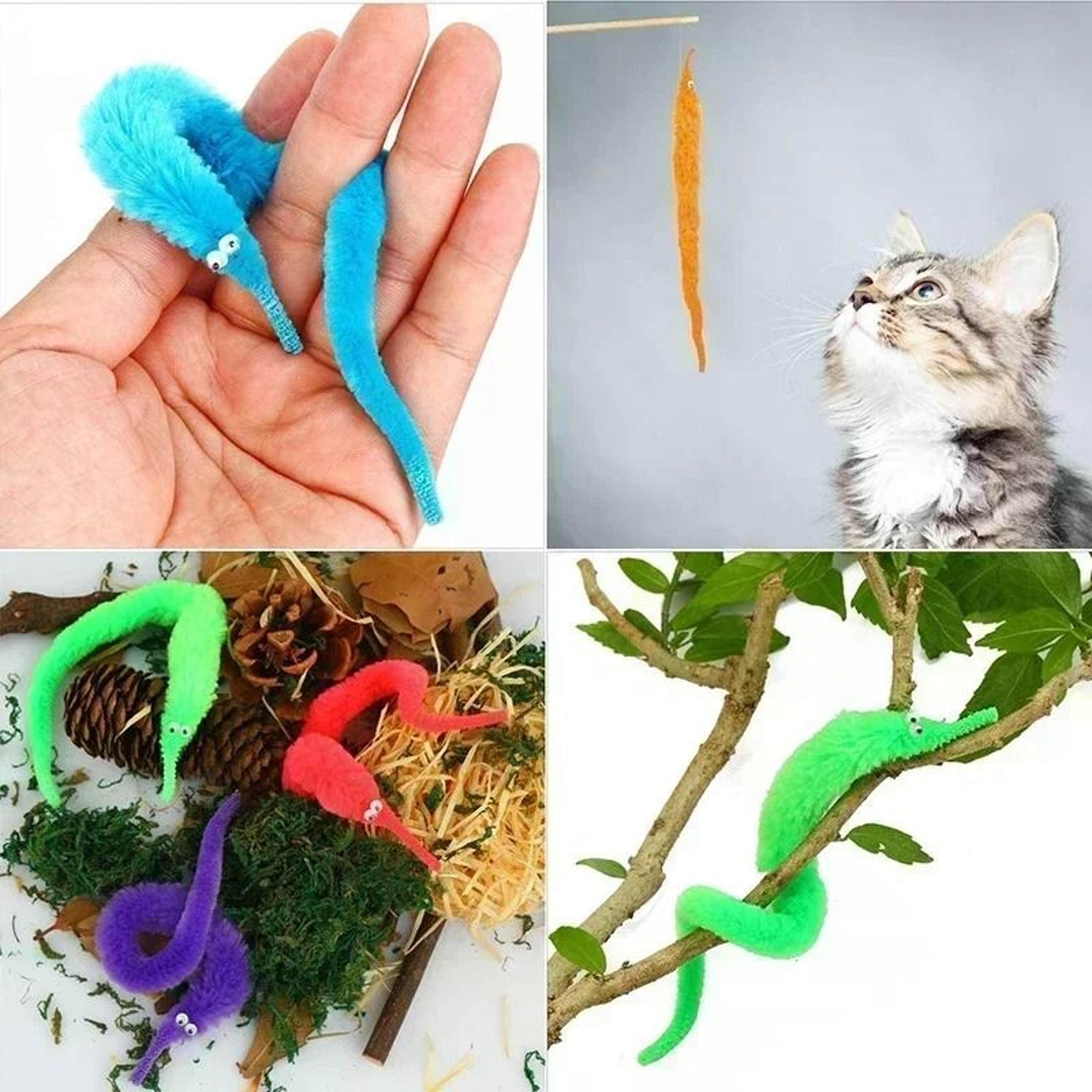 WiggleWorm Furry Magic String Toys 5