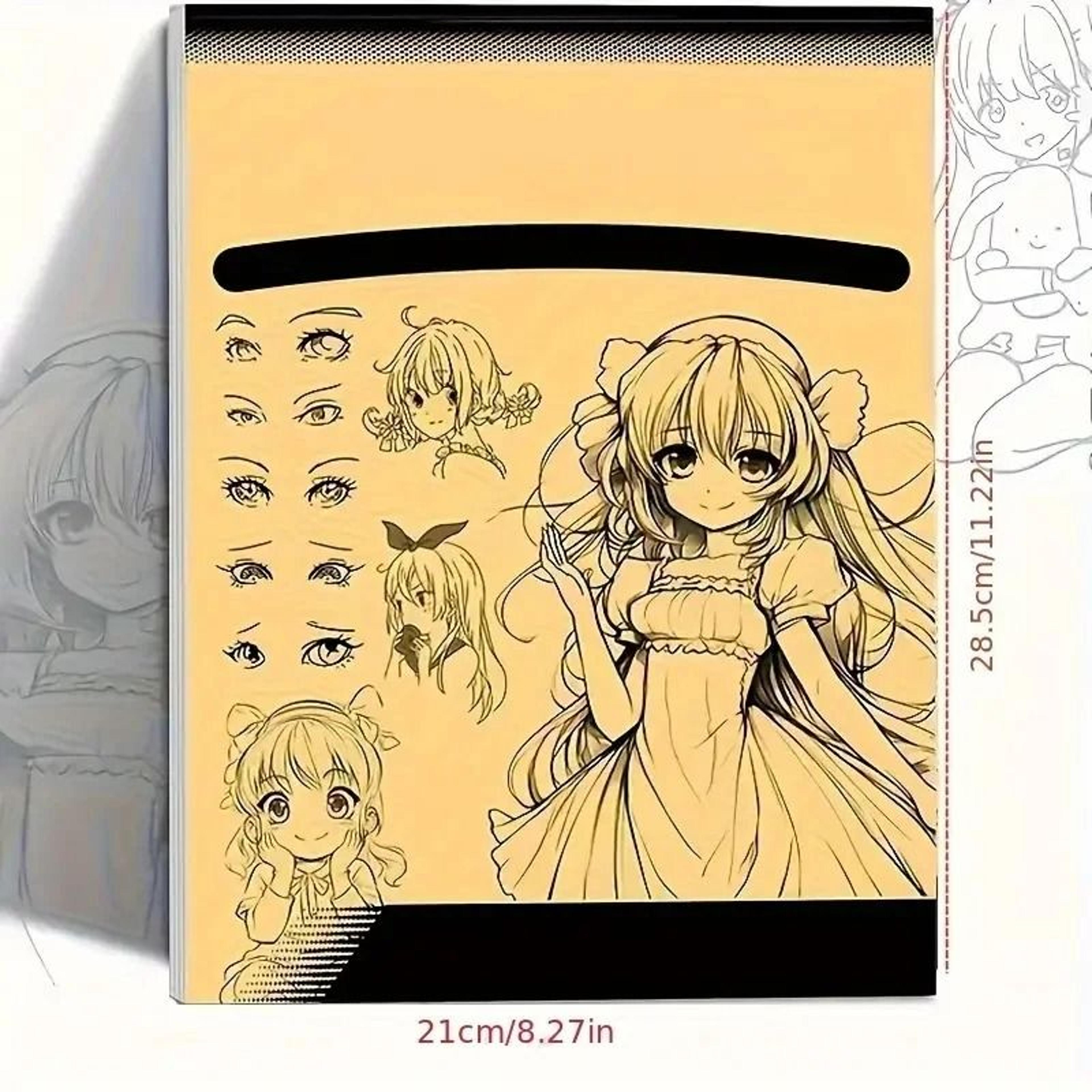 Easy Trace Anime Drawing Practice Book For Beginners 13