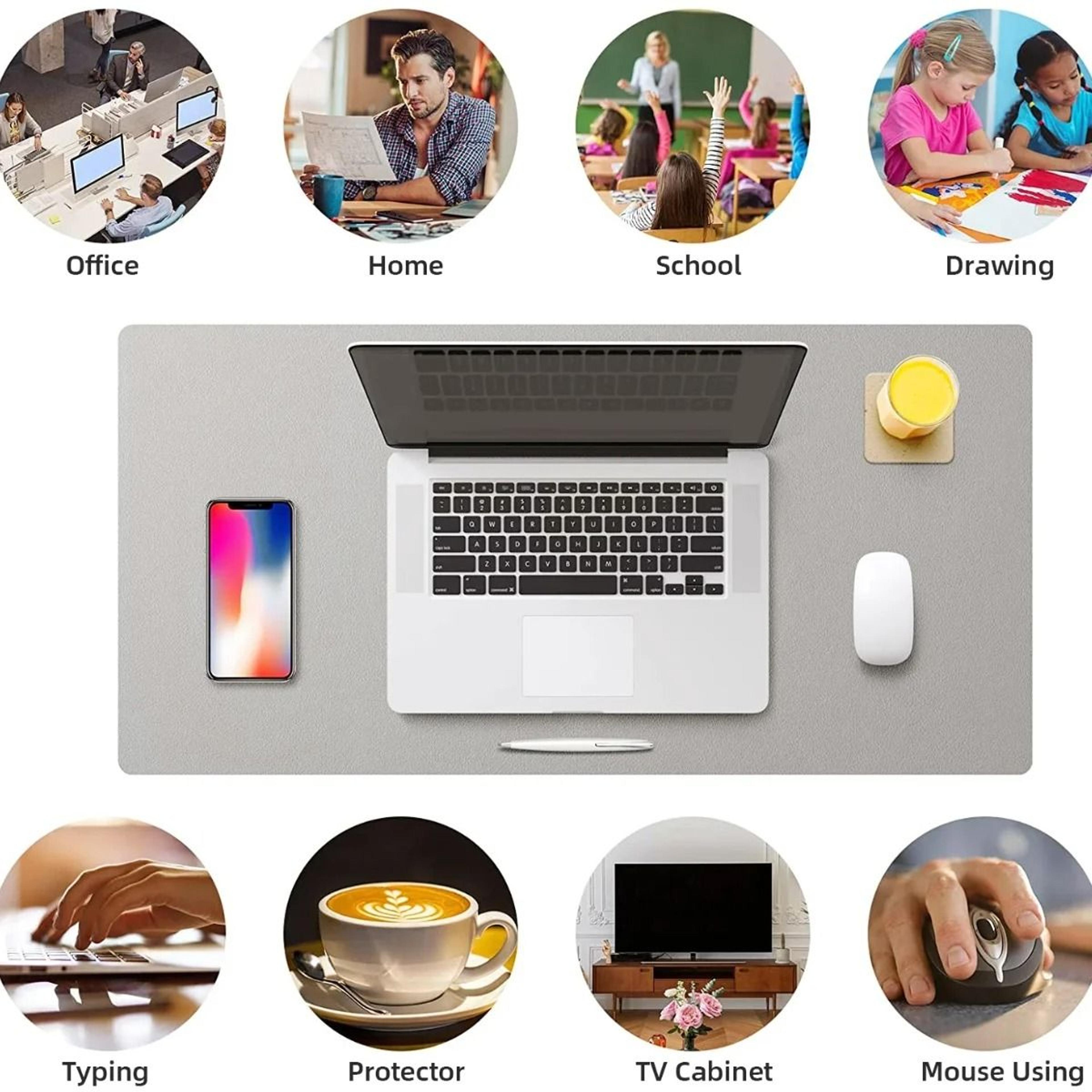 Waterproof PU Leather Desk Mat And Large Mouse Pad 6