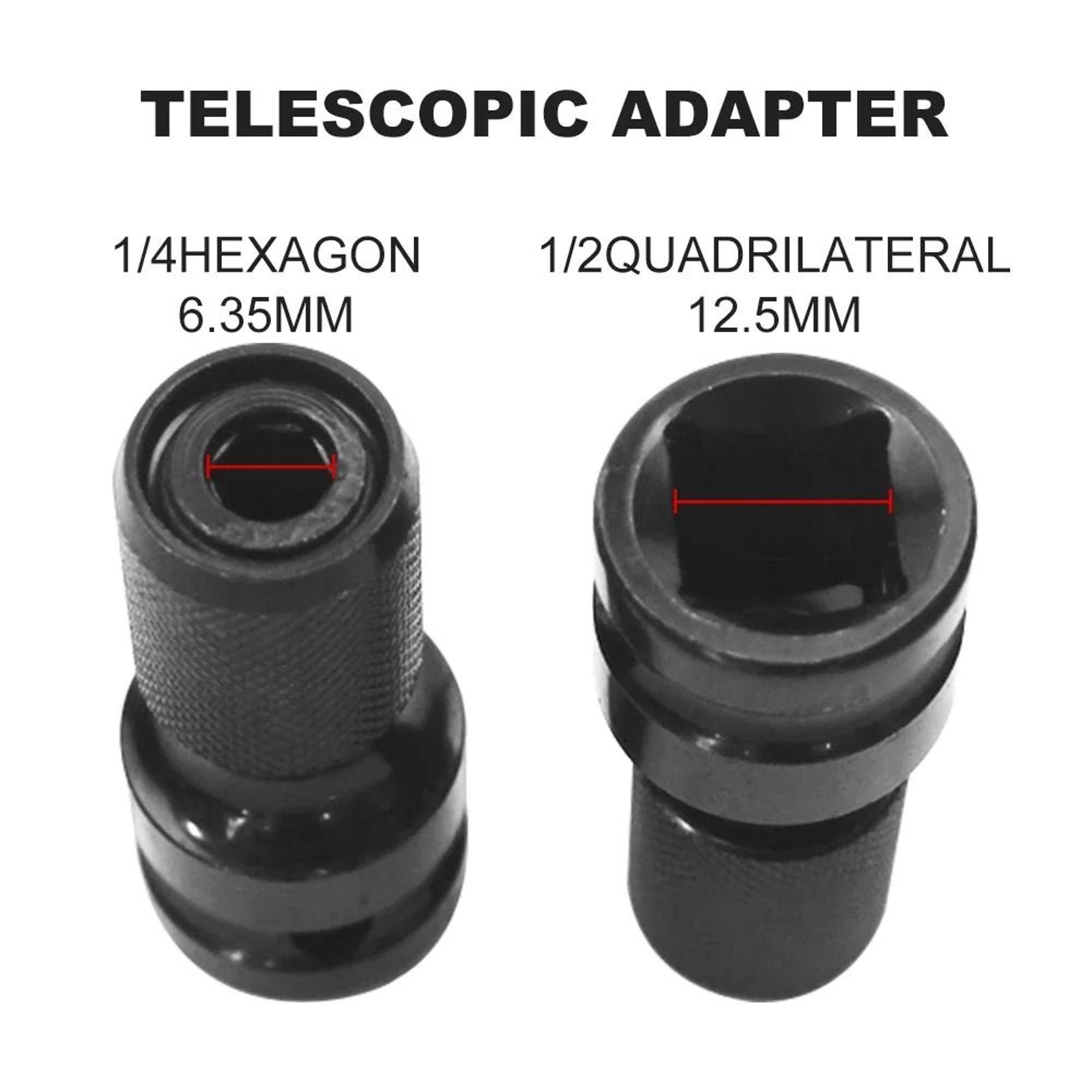 Quick Convert 1 2 Inch Square To 1 4 Inch Hex Adapter 0
