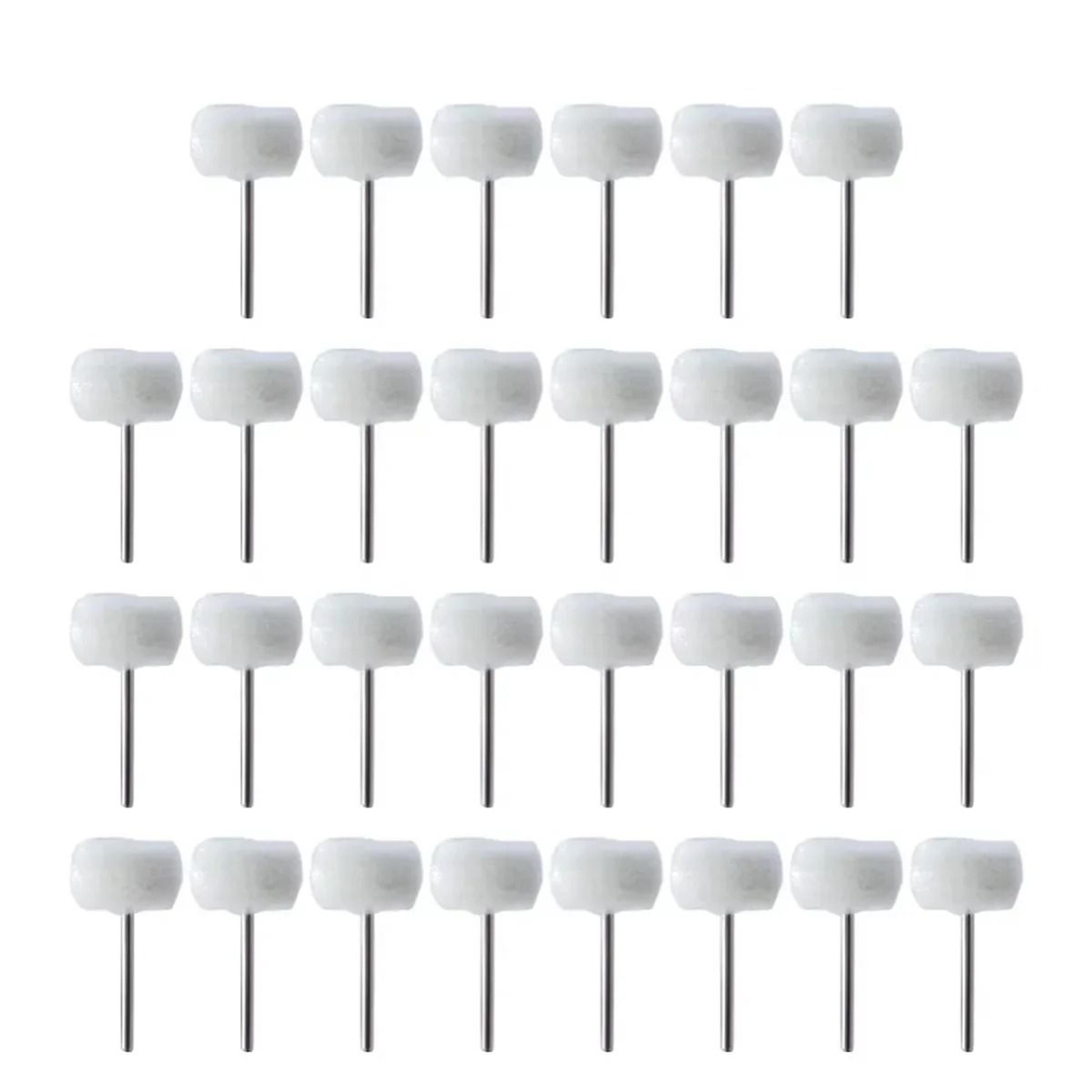 Precision Mini Wool Polishing Heads With 3mm Shank 4