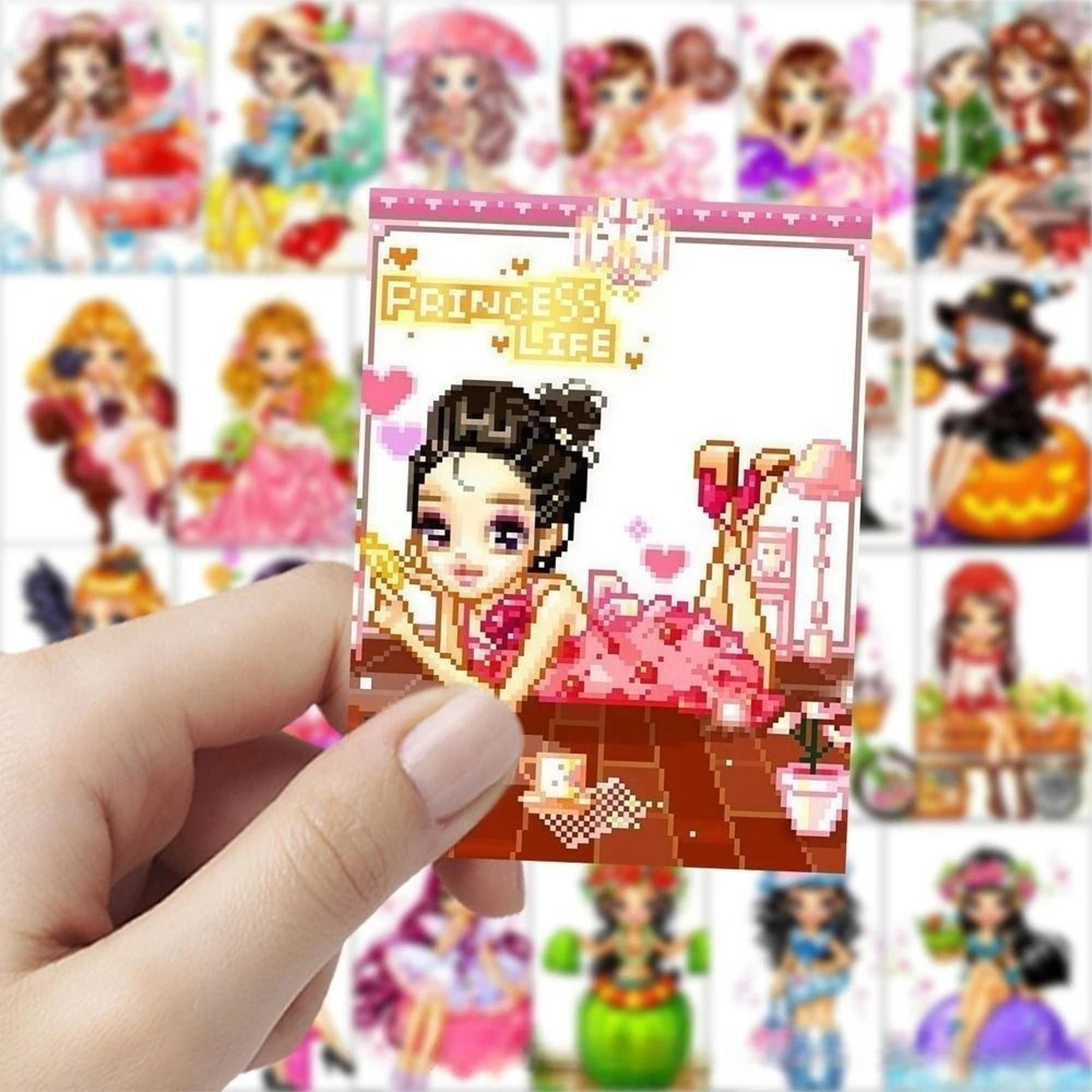 PixelPop Kawaii Y2K Doll Sticker Pack 1