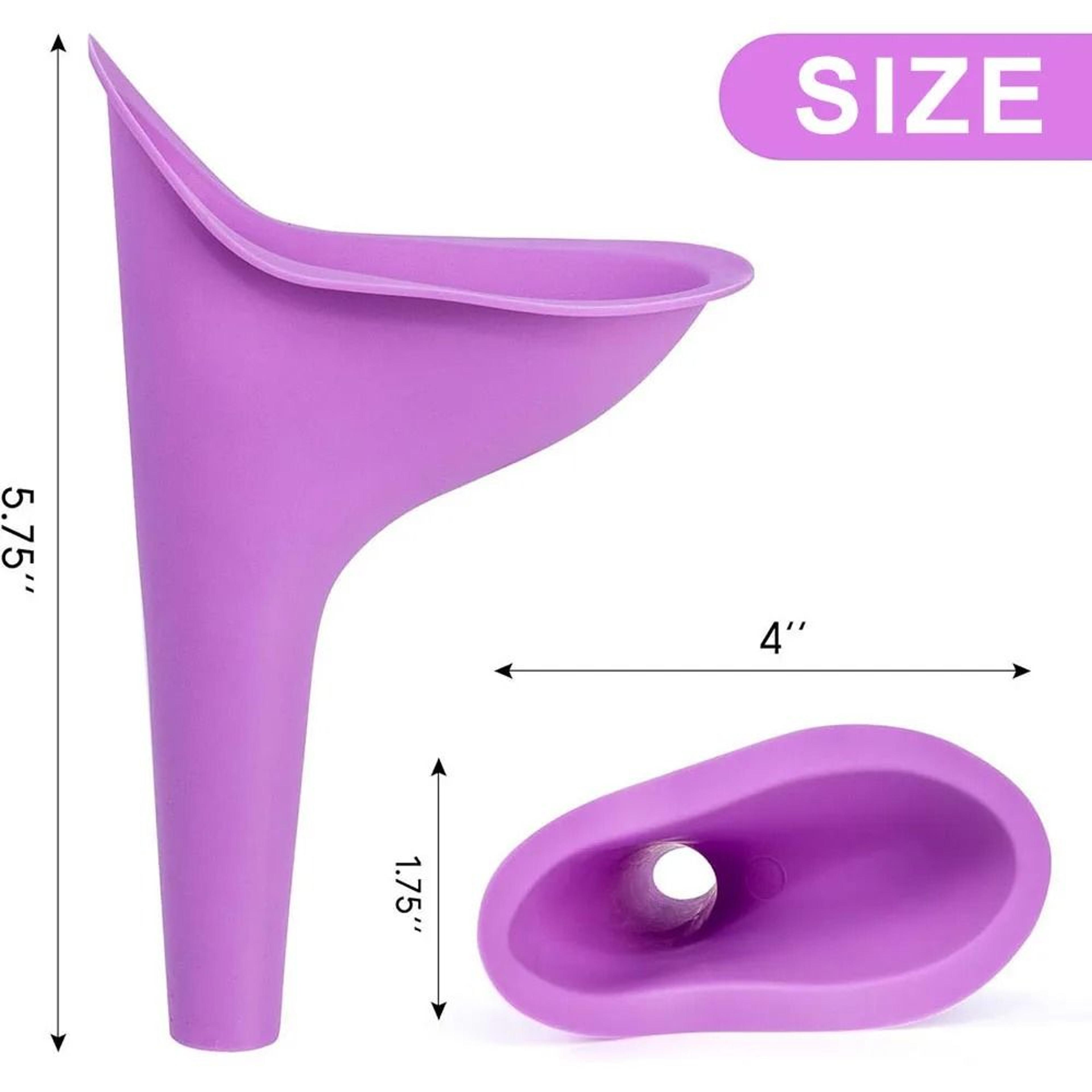 1pc Portable Female Urination Device Pee Funnel With Storage Box 6